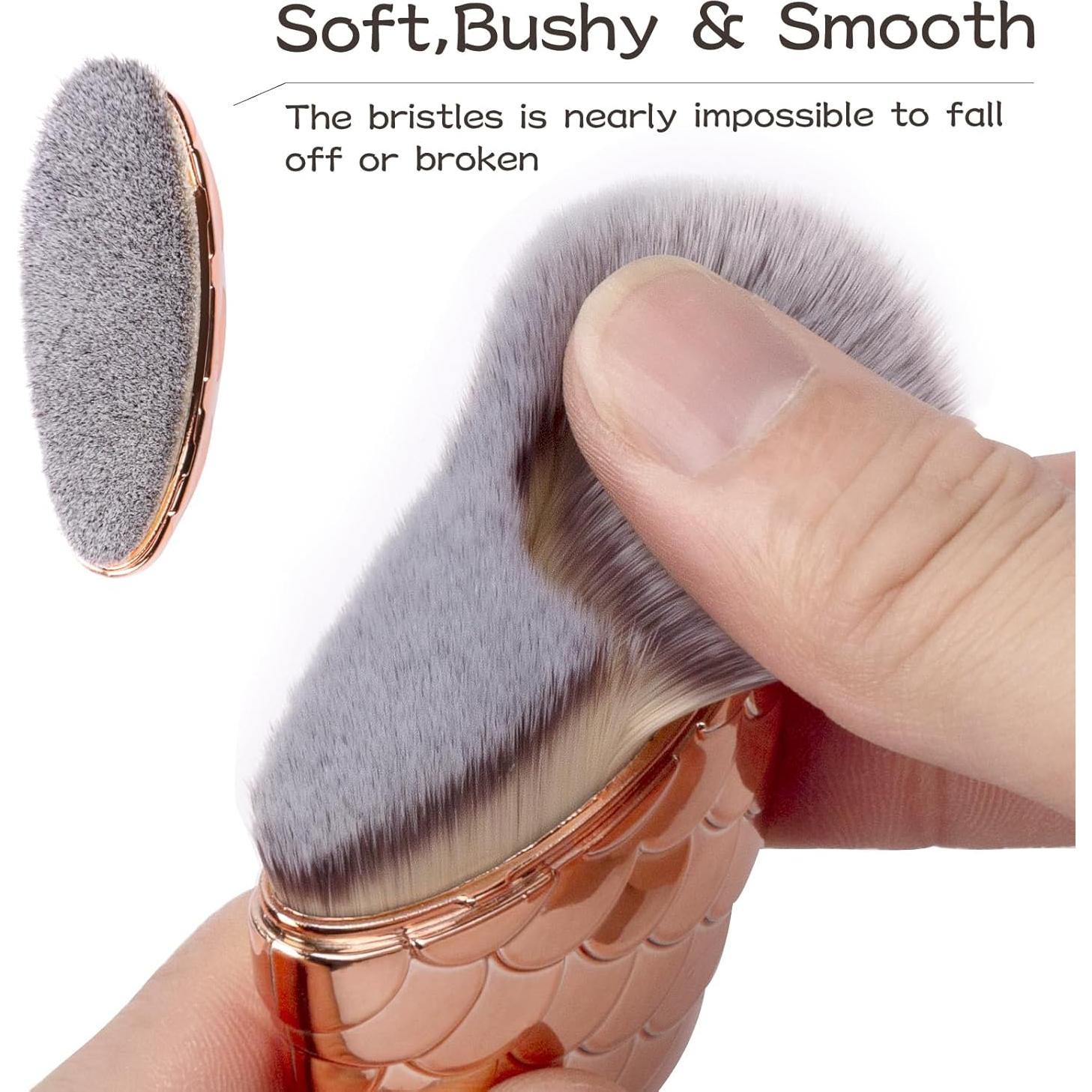 Brocha Kabuki YOSENG para Protector Solar y Maquillaje