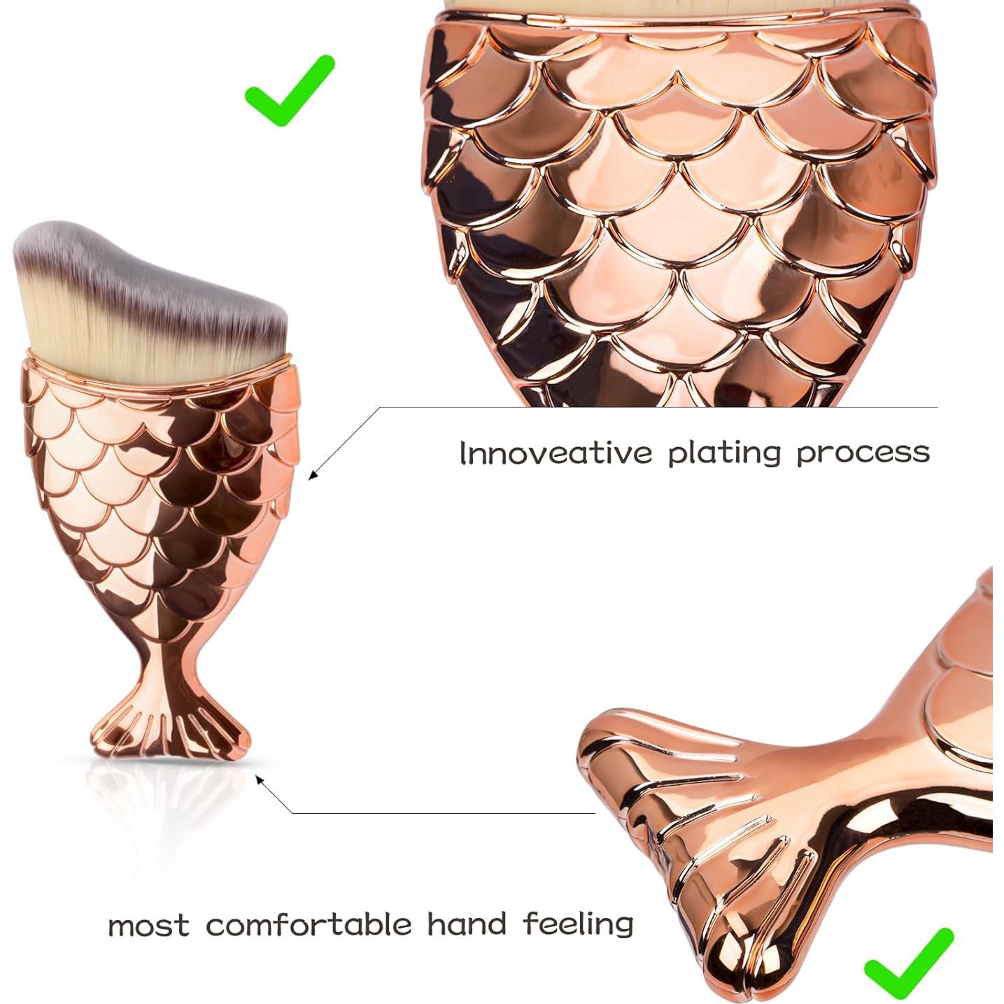 Brocha Kabuki YOSENG para Protector Solar y Maquillaje