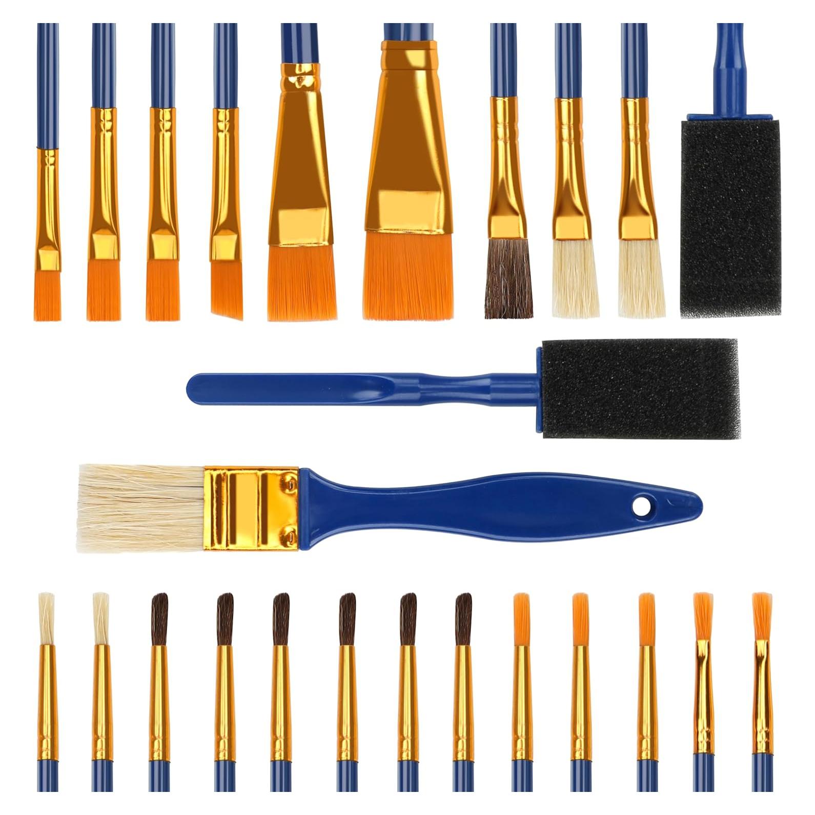 Set de 25 Pinceles de Pintura Halobios Multiusos