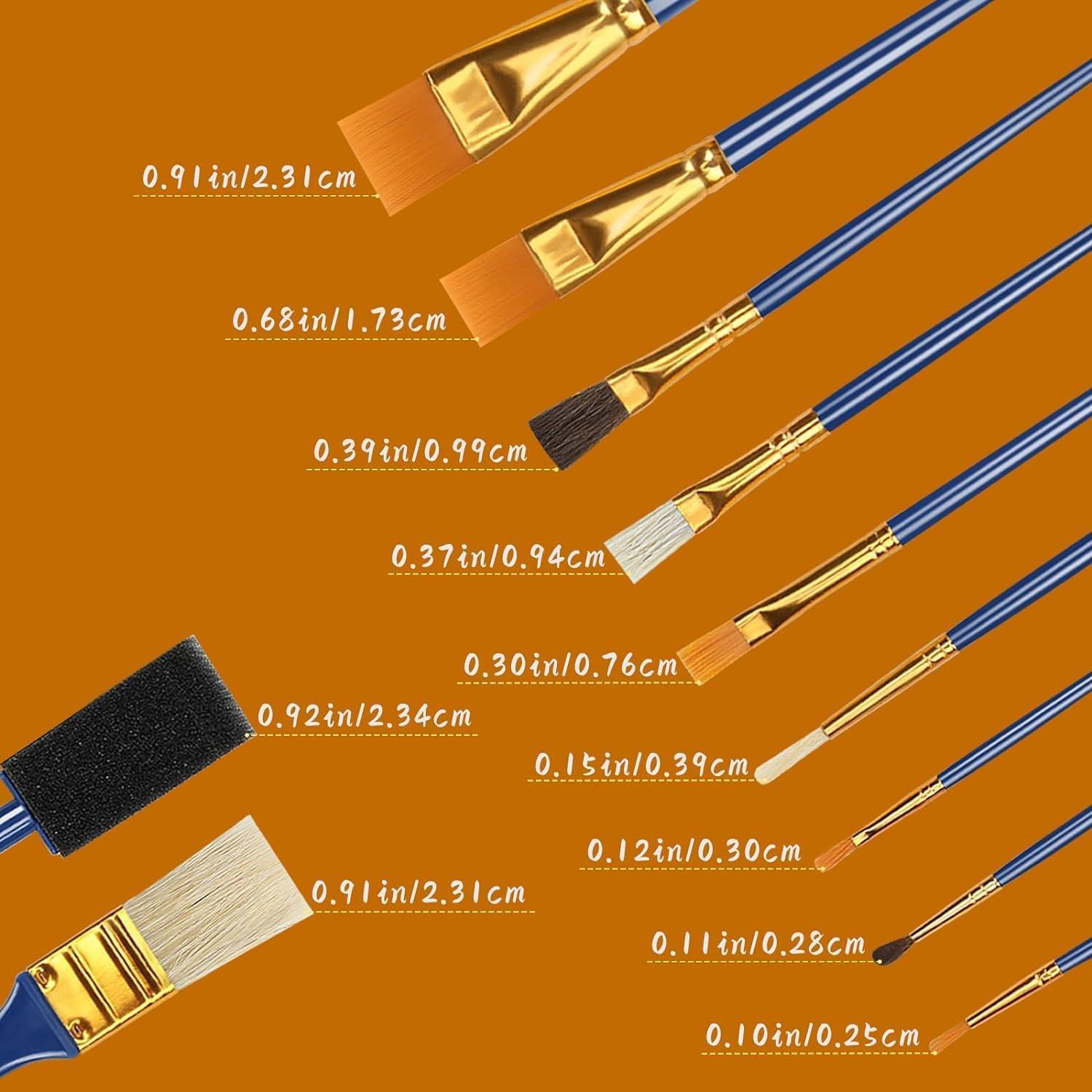 Set de 25 Pinceles de Pintura Halobios Multiusos