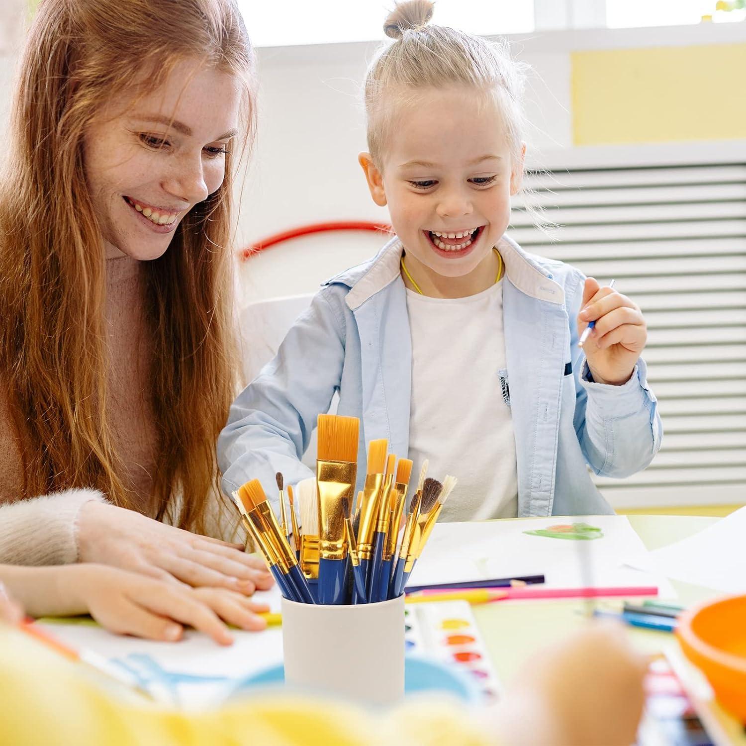 Set de 25 Pinceles de Pintura Halobios Multiusos