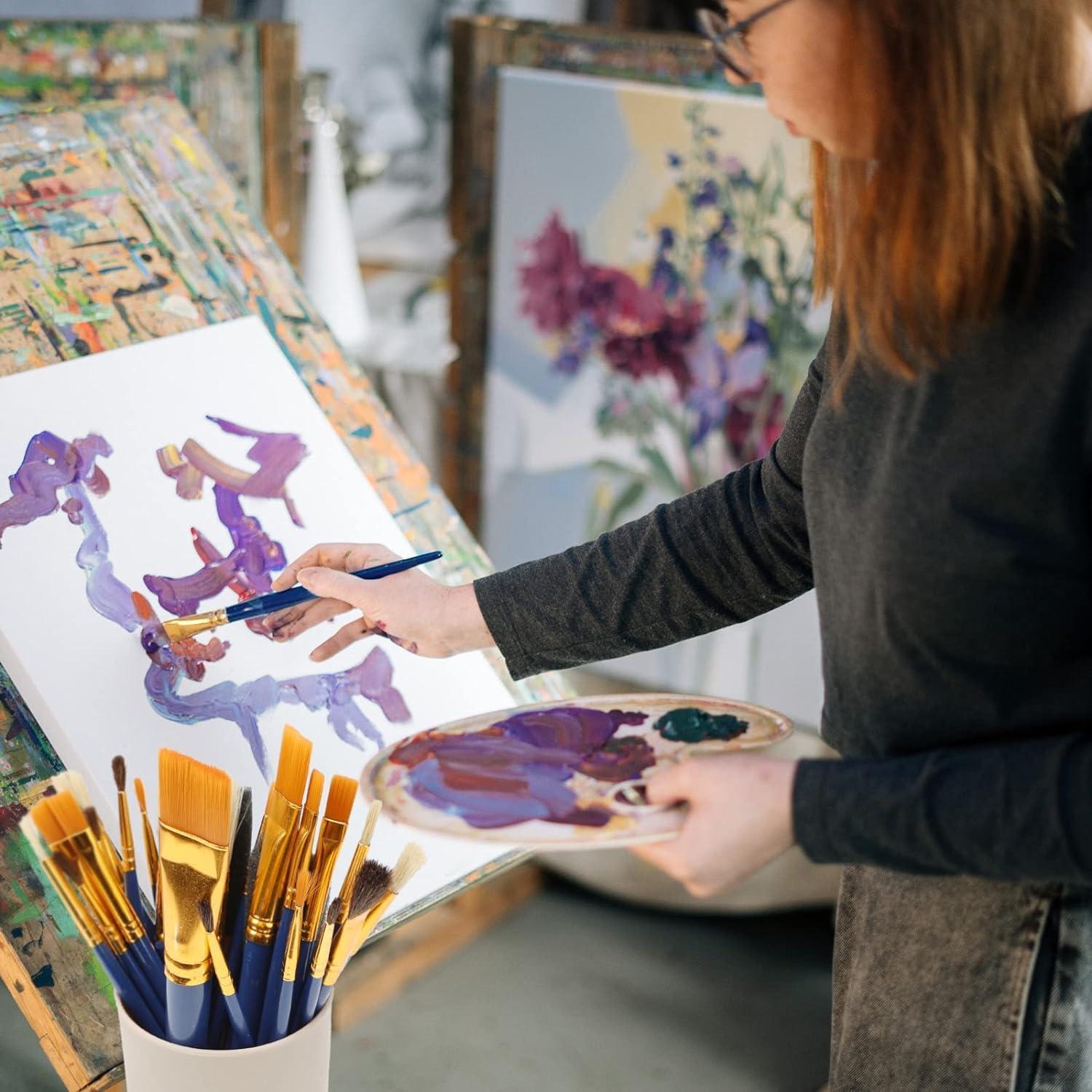 Set de 25 Pinceles de Pintura Halobios Multiusos