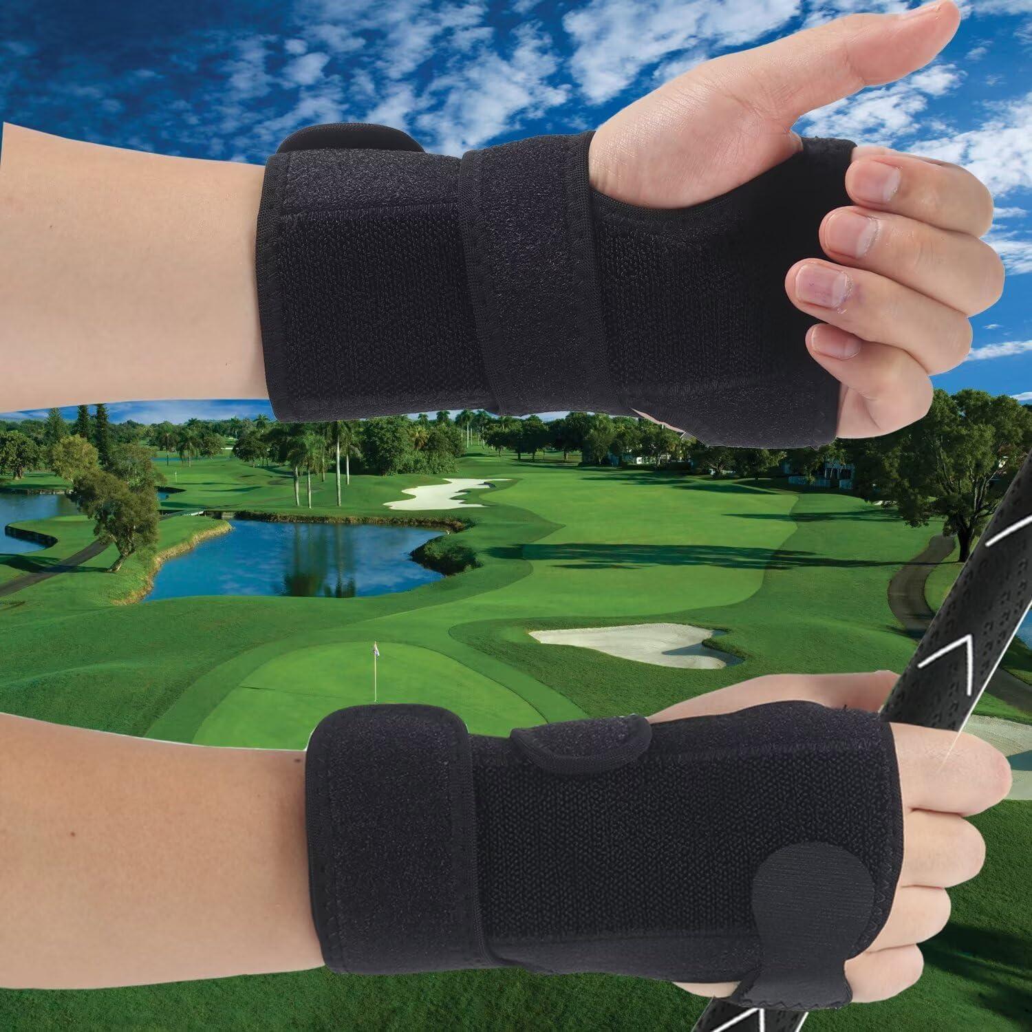 Férula de Muñeca para Golfista Diestro WIGERLON - Entrenador de Swing