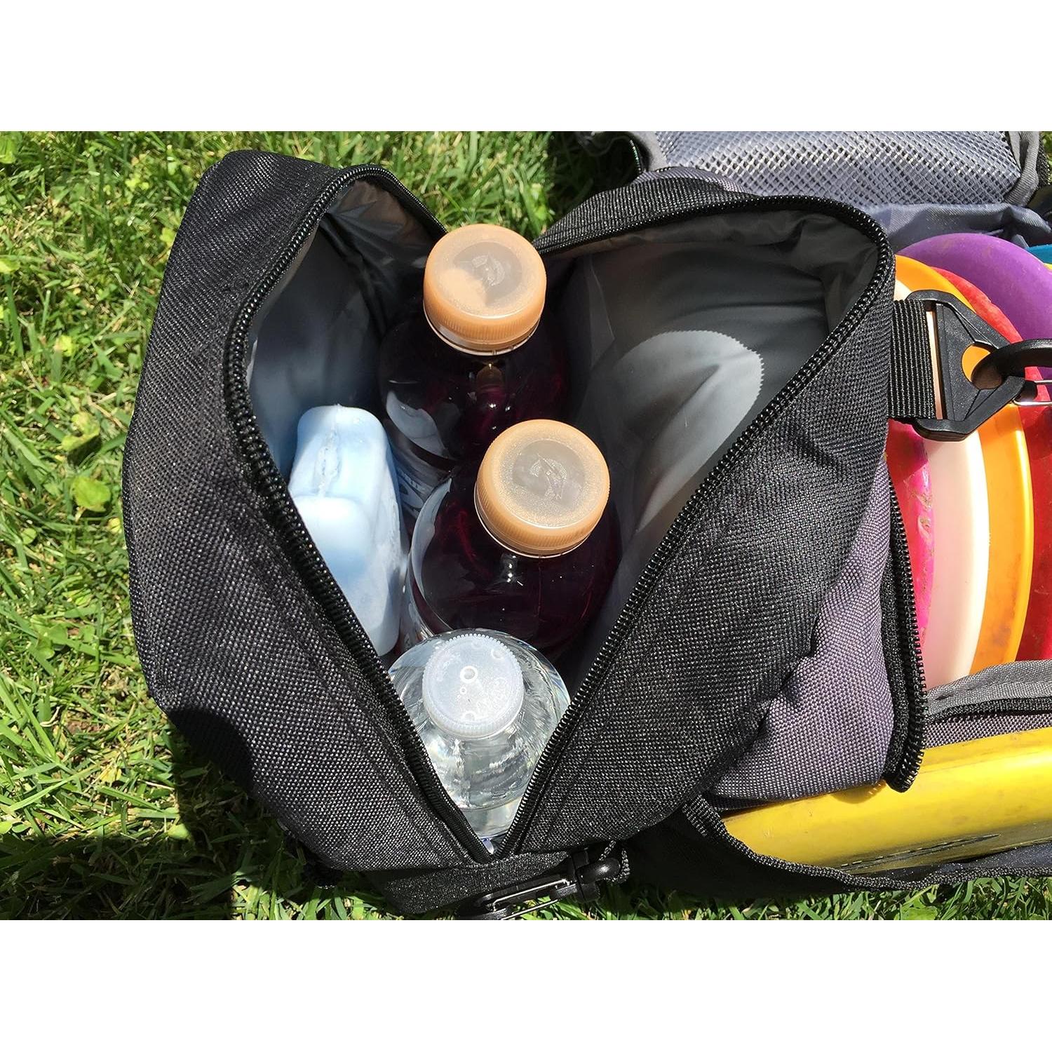 Bolsa de Frisbee Disc Golf Throwback Sports con Nevera 12 Discos