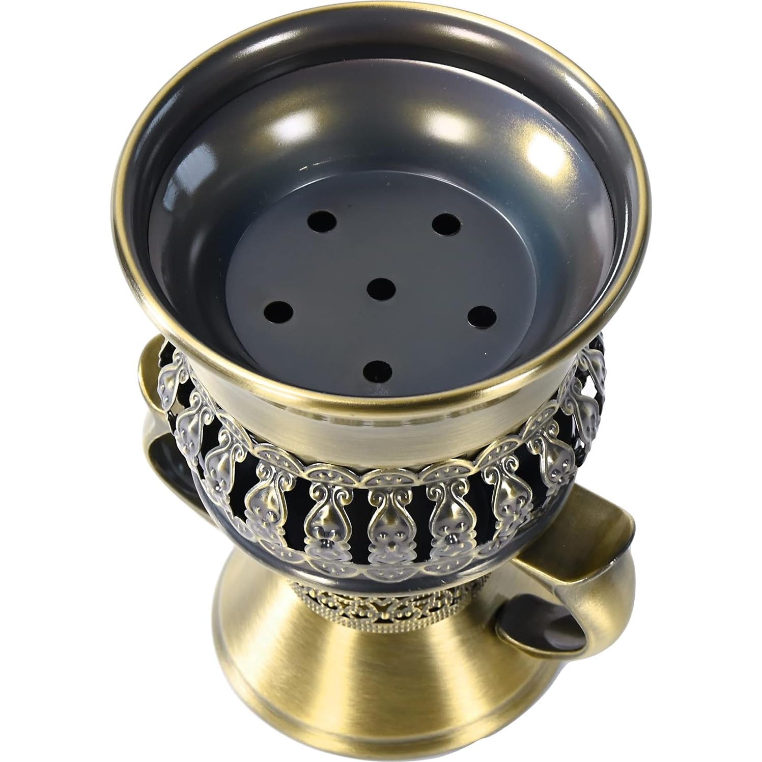 Quemador de Incienso Mubkhara PINCASOL Bronce 11.4 cm