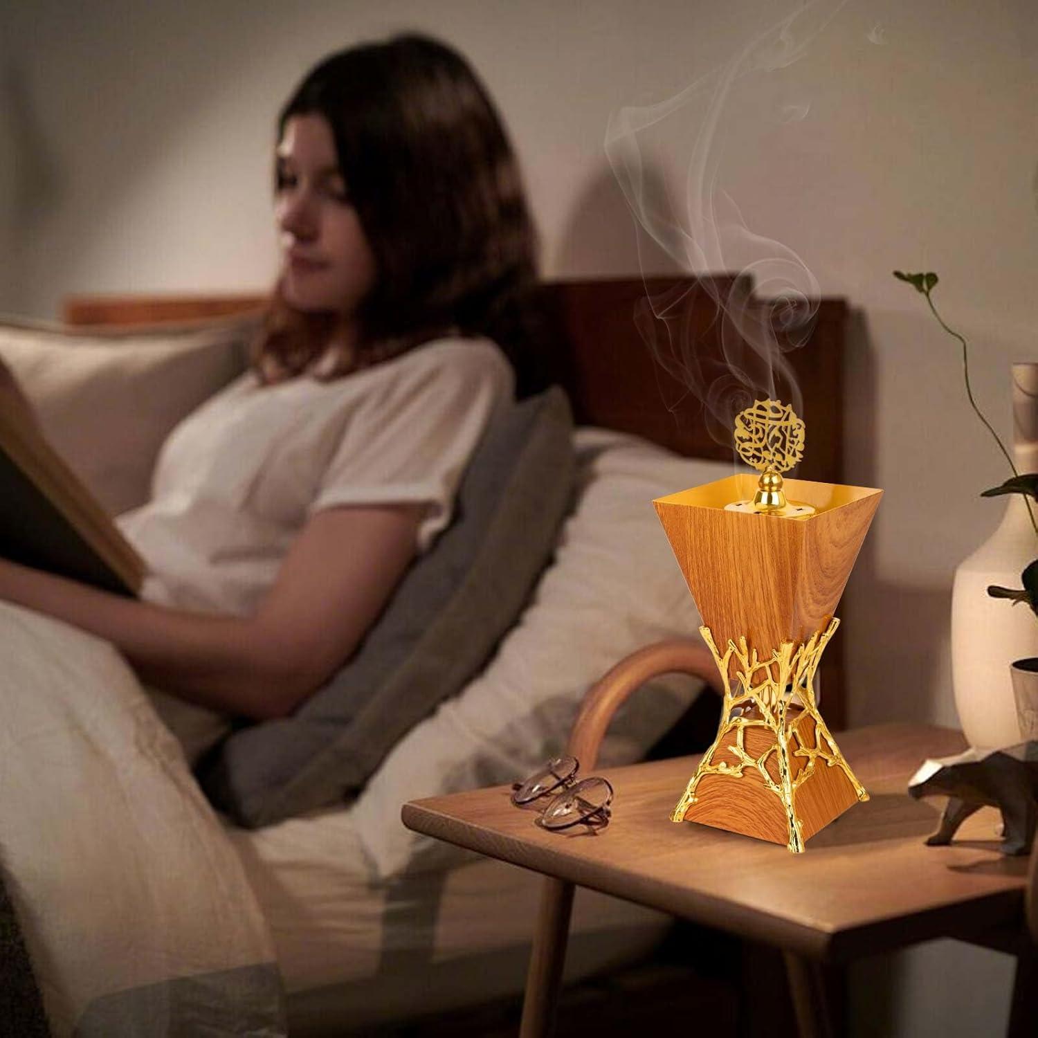 Quemador de Incienso de Carbón Xisakaca 27 cm Marrón