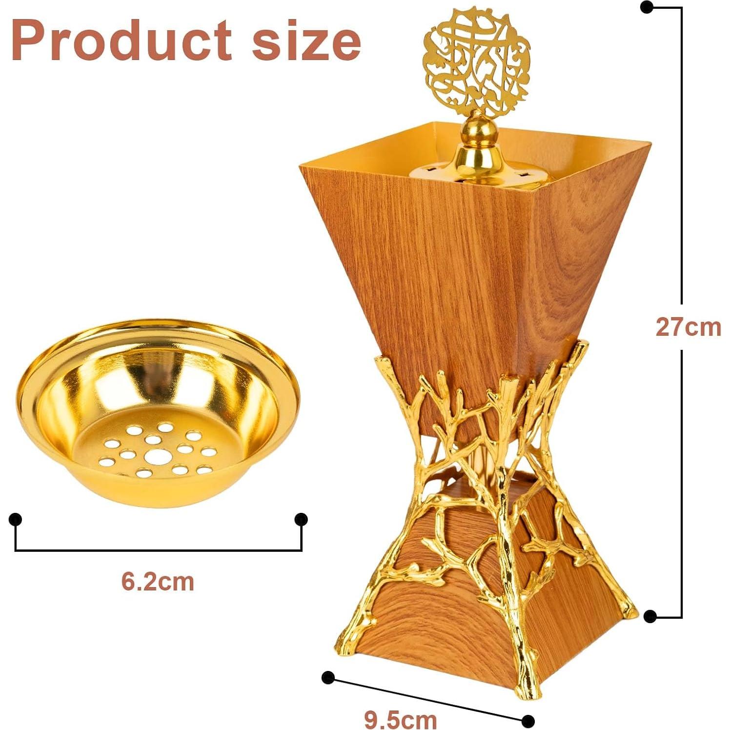 Quemador de Incienso de Carbón Xisakaca 27 cm Marrón