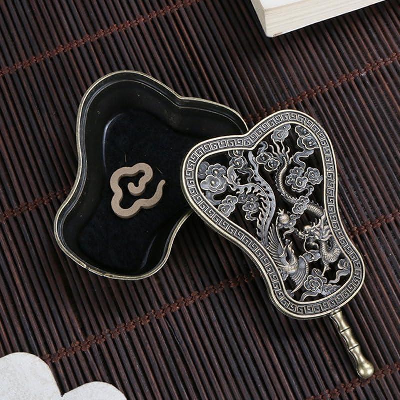 Paquete de 6 quemadores de incienso NOIAFZY metal vintage