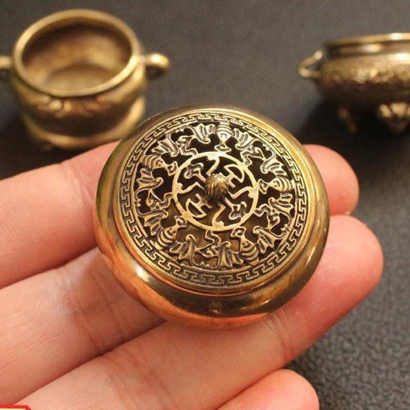 3 Pcs Quemador de Incienso Opexicos Cobre Puro Estilo Antiguo