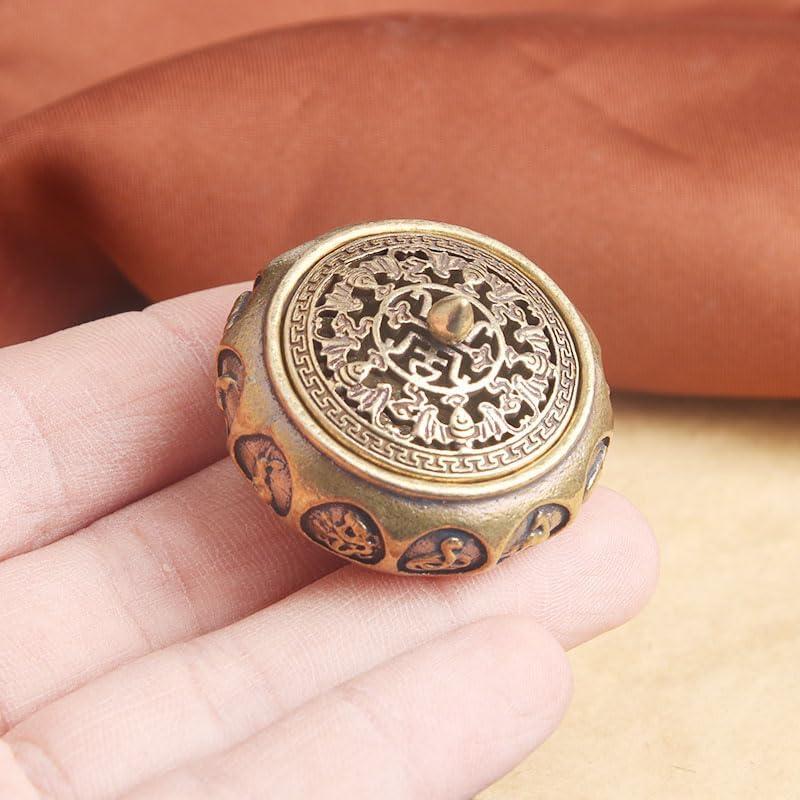 3 Pcs Quemador de Incienso Opexicos Cobre Puro Estilo Antiguo