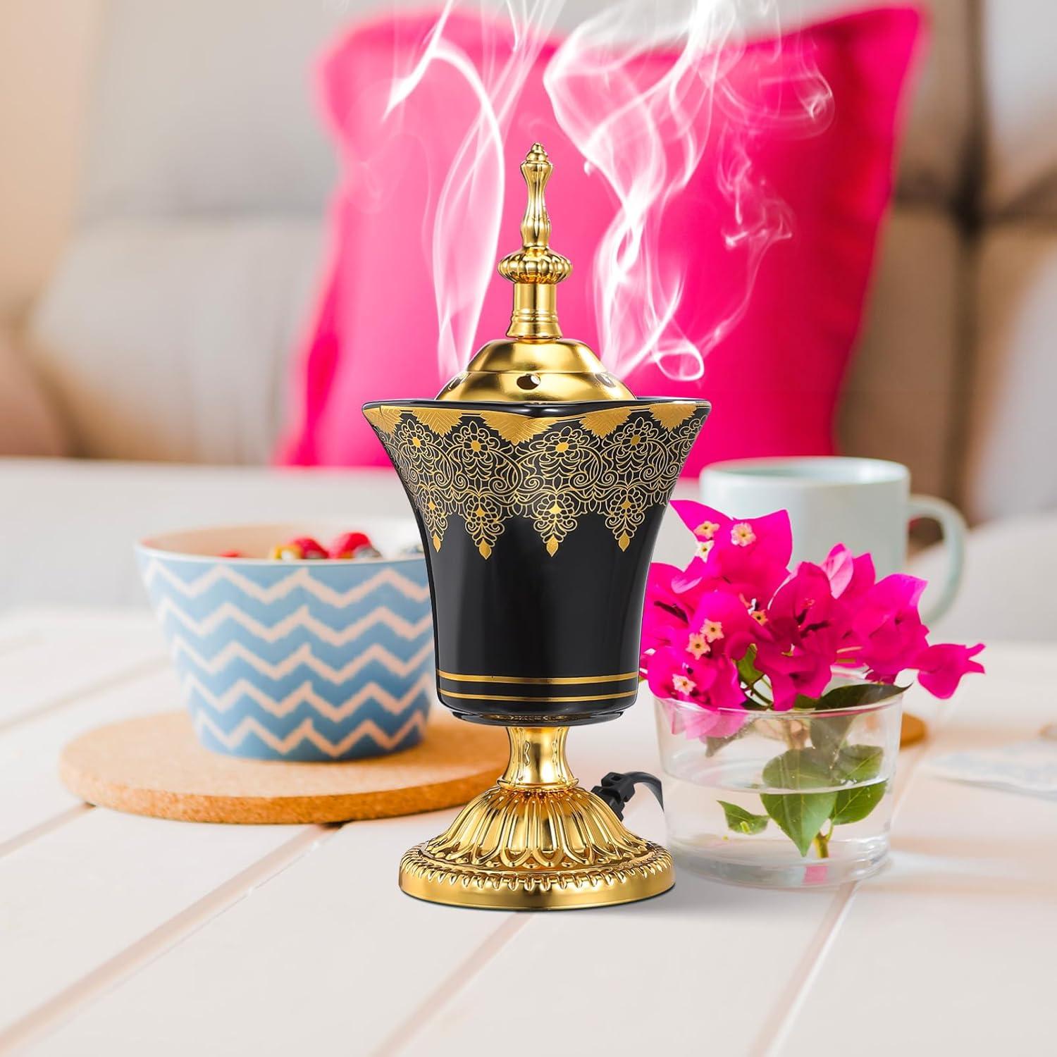 Quemador de Incienso Eléctrico Cabilock Negro 19.5x7.5cm