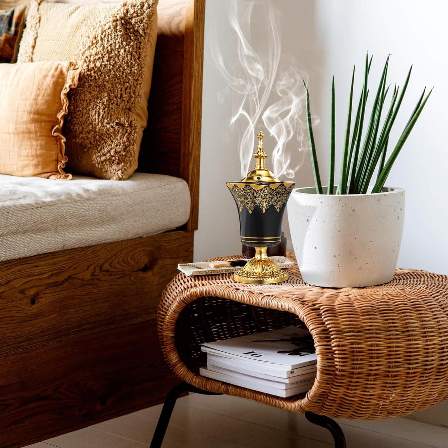 Quemador de Incienso Eléctrico Cabilock Negro 19.5x7.5cm