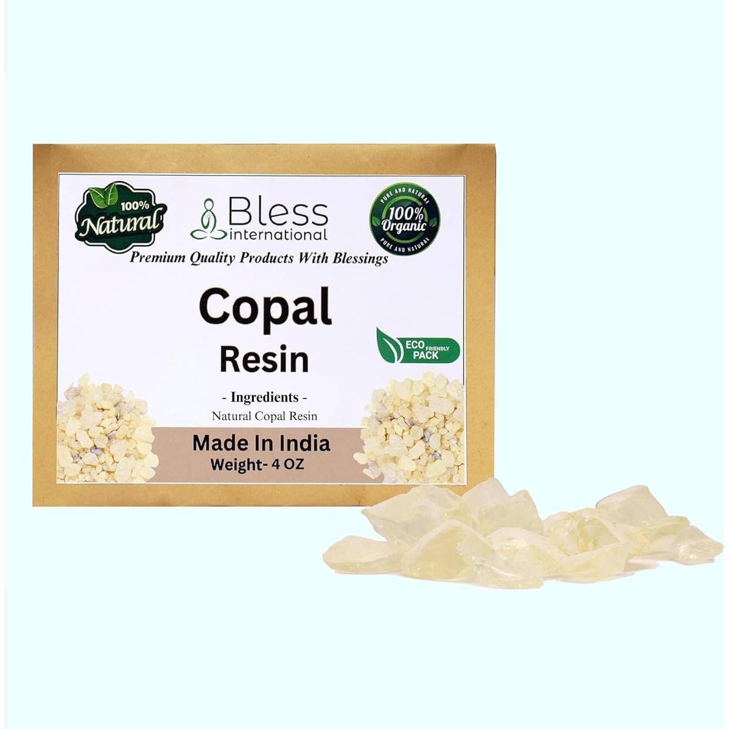 Resina de Copal Blanco 100% Pura Bless International 113g