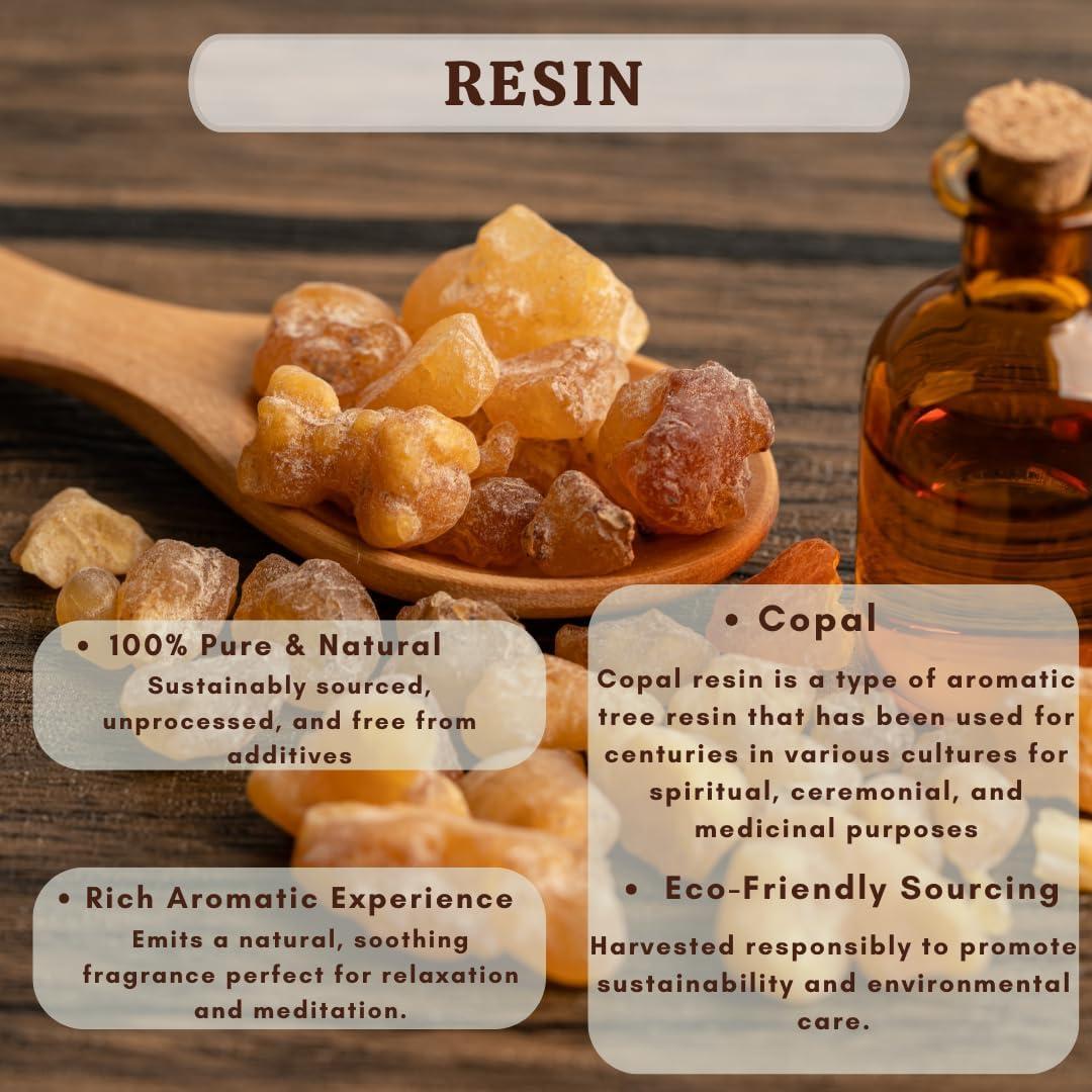 Resina de Copal Blanco 100% Pura Bless International 113g