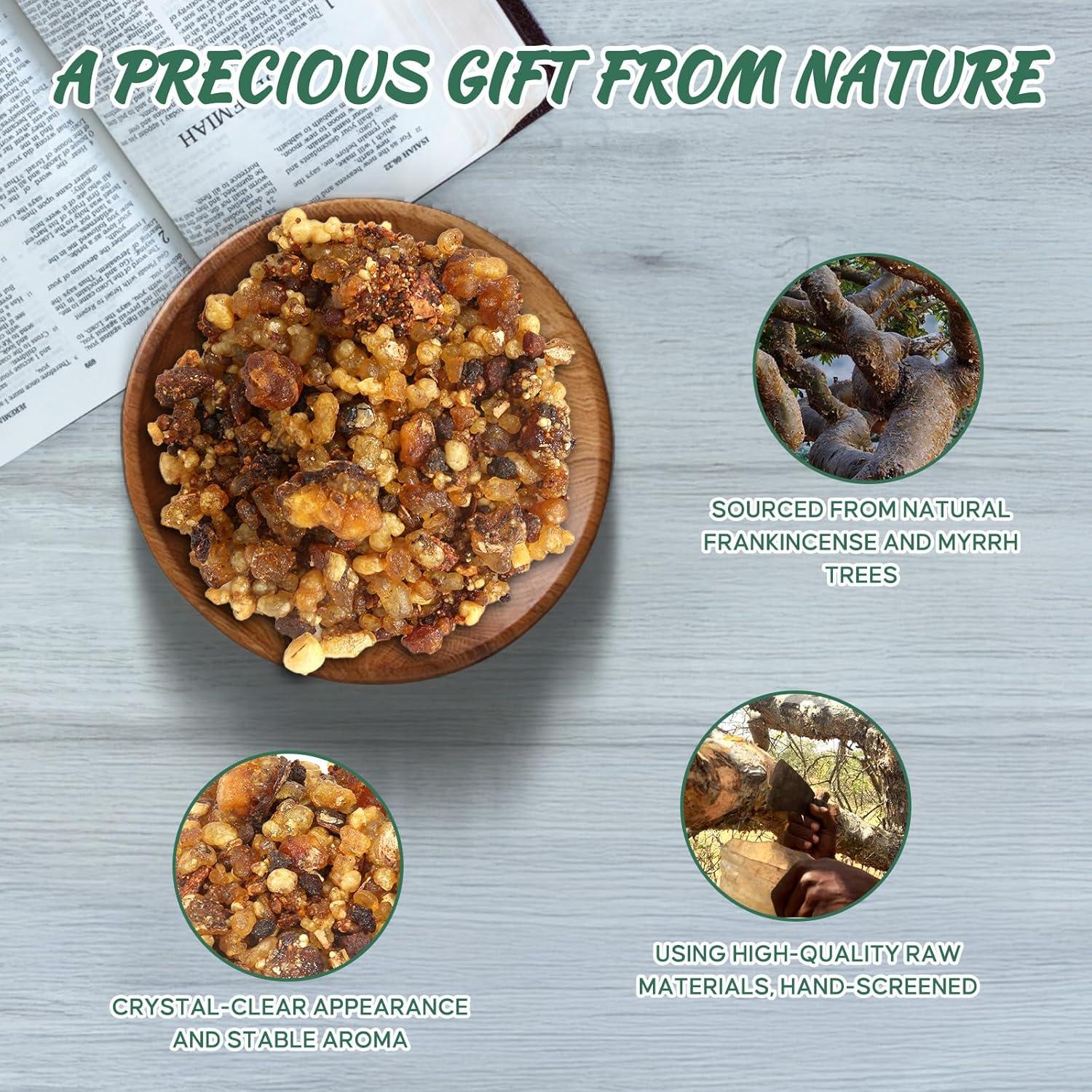 Conjunto de Incienso y Mirra Yakucho 150 g - Resina Natural