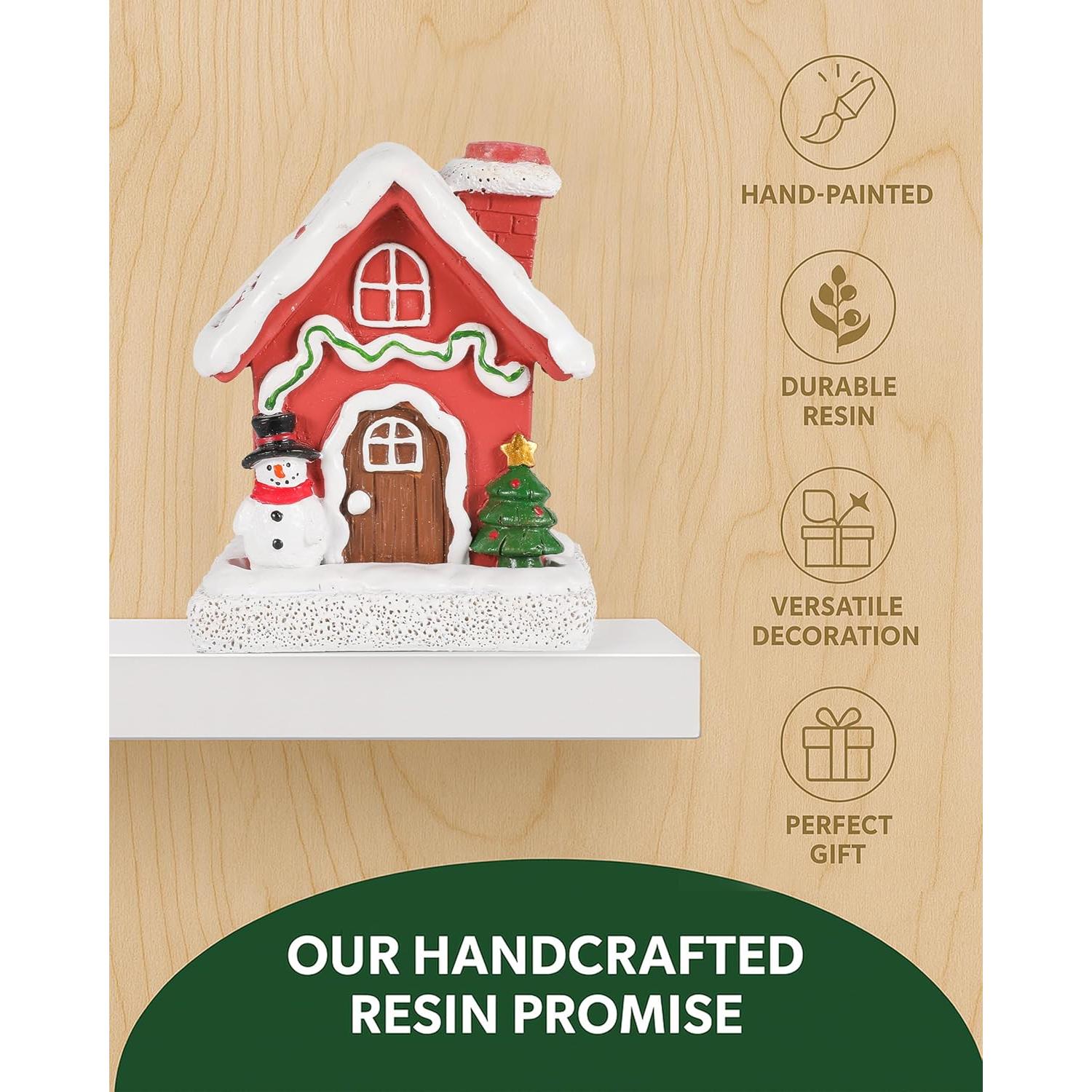 Horno de Incienso Navidad Casa de Jengibre iStatue 10.9 cm