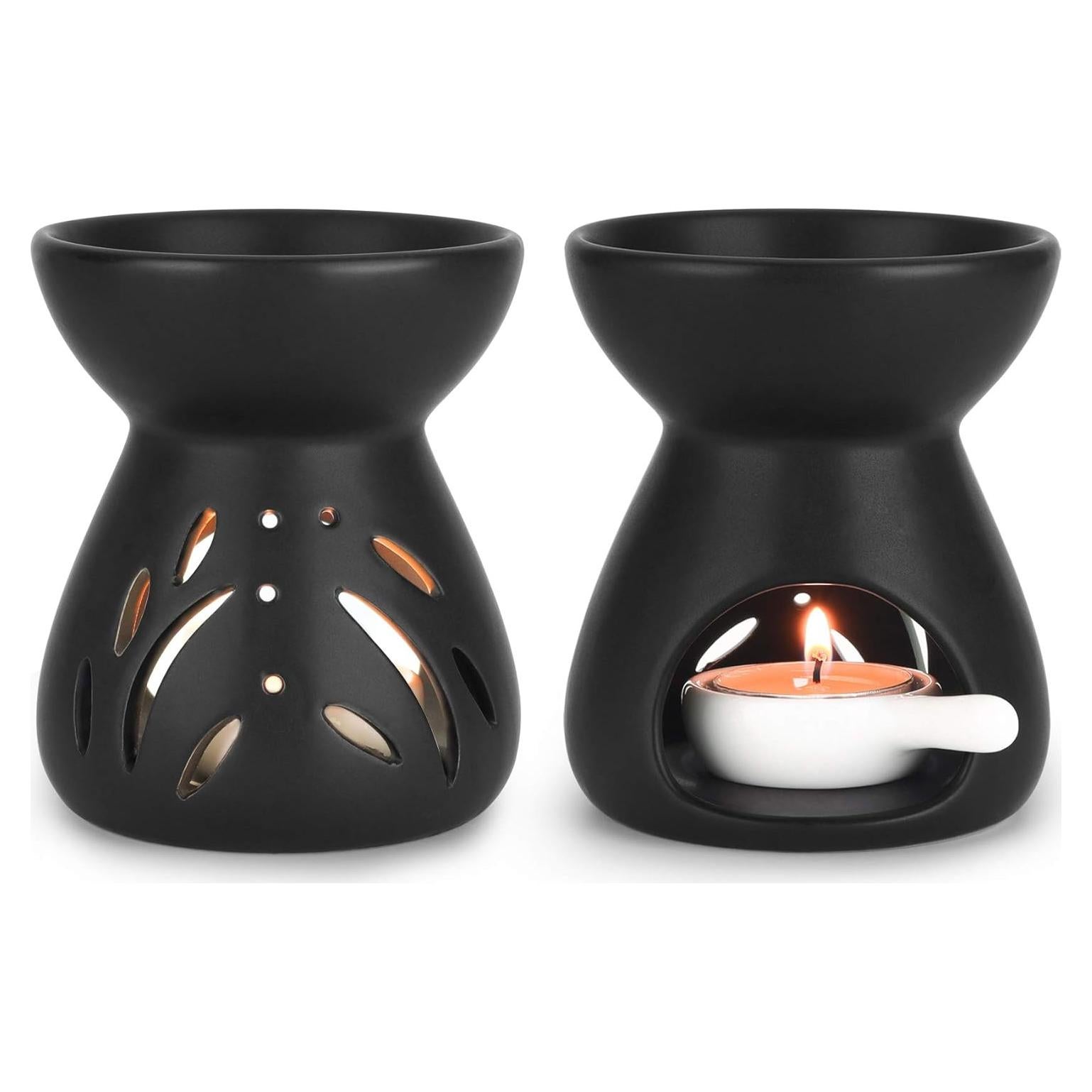 Juego de 2 quemadores de aceite esencial ComSaf cerámica 90ml