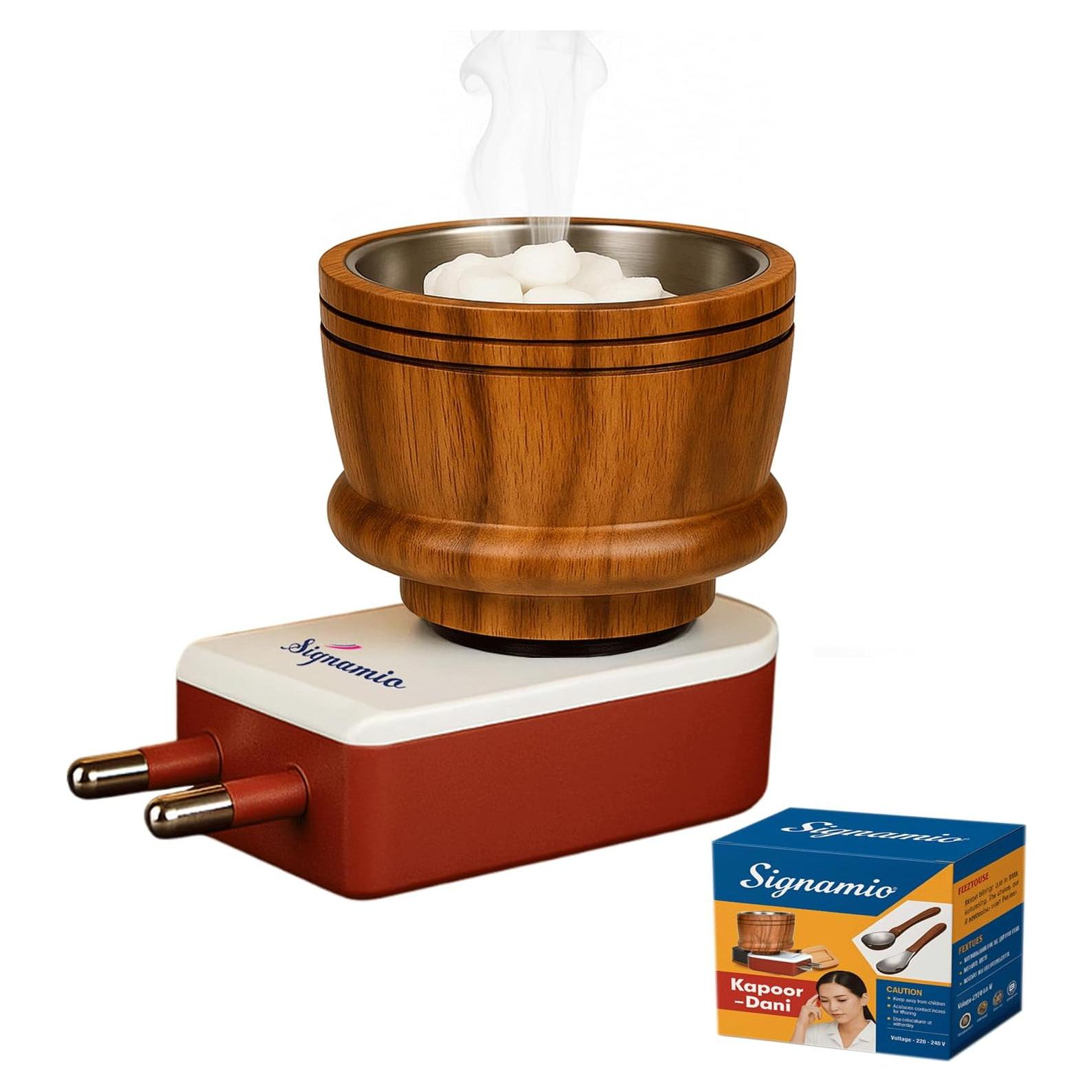 Difusor Eléctrico de Aceite Aromático SIGNAMIO DN-1 Madera