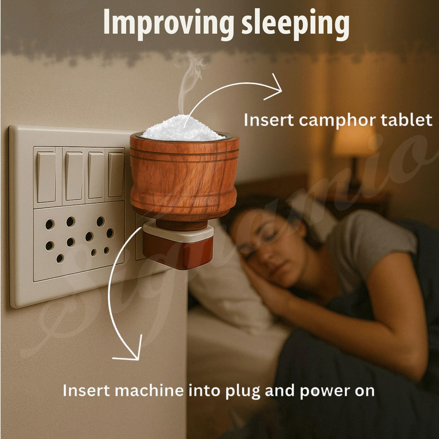 Difusor Eléctrico de Aceite Aromático SIGNAMIO DN-1 Madera