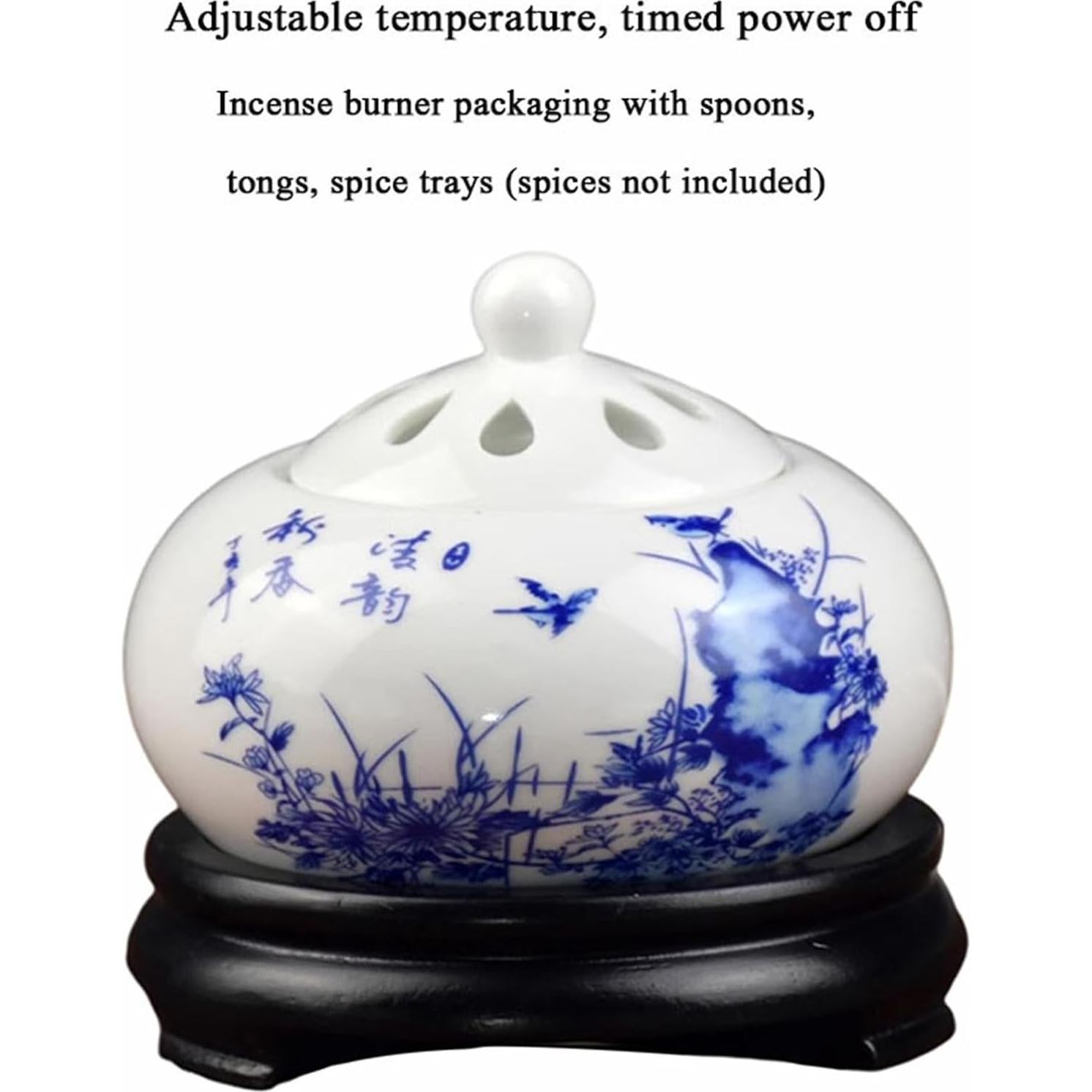 Quemador de Incienso Eléctrico PmHaurient Cerámica 110V