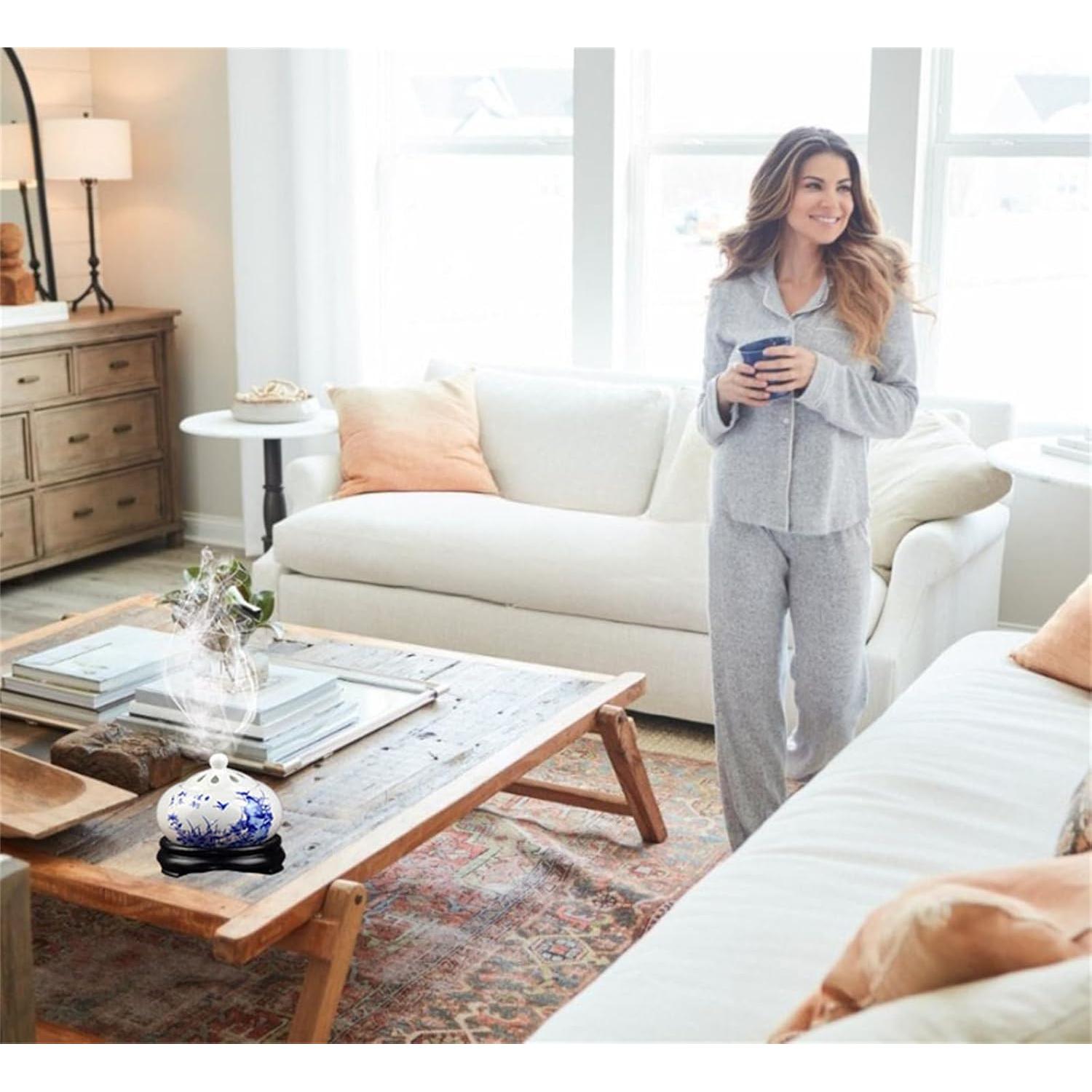 Quemador de Incienso Eléctrico PmHaurient Cerámica 110V