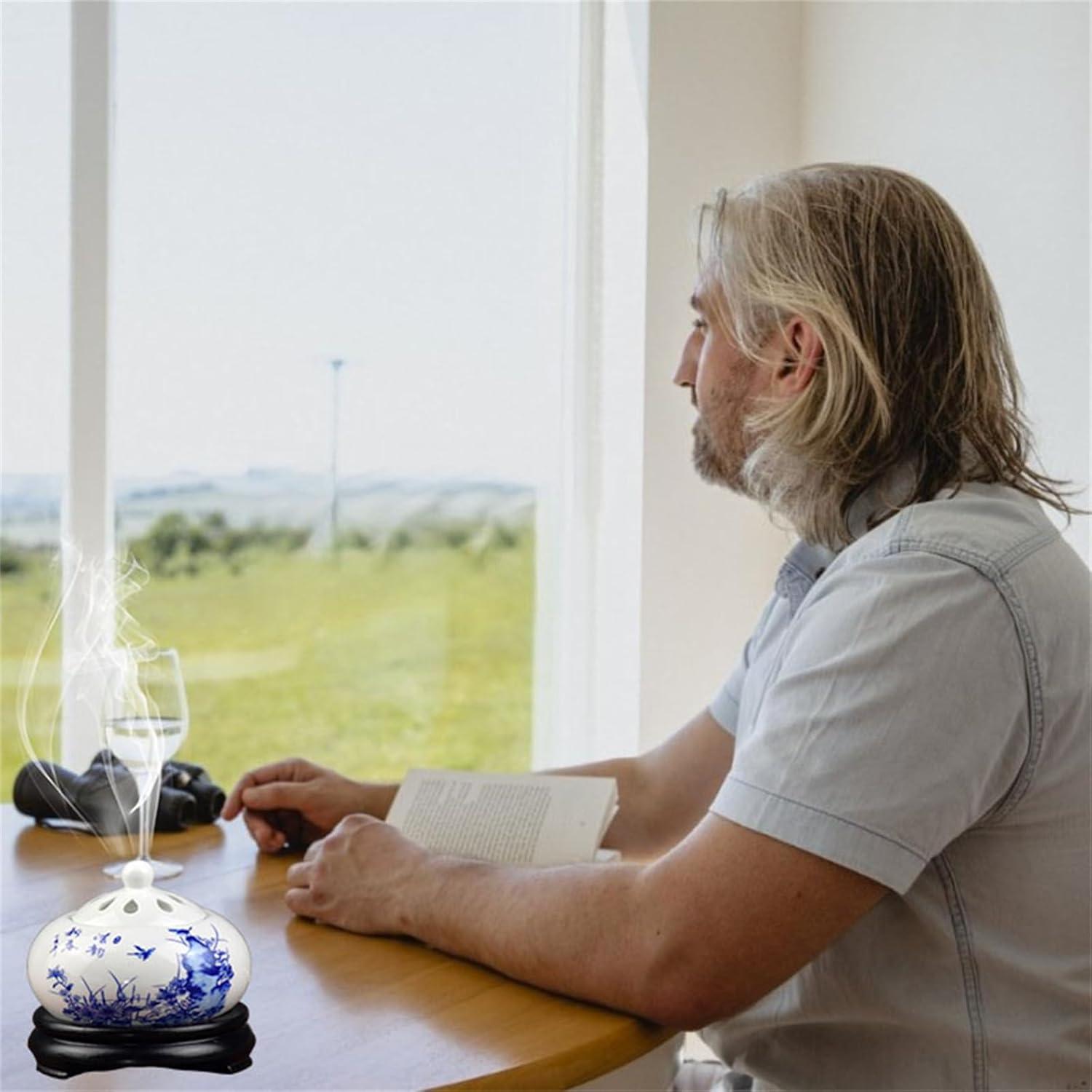 Quemador de Incienso Eléctrico PmHaurient Cerámica 110V