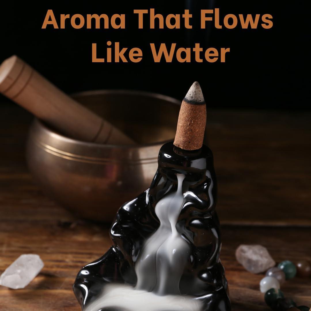 Conos de Incienso de Sándalo Yajna - 20 Unidades Hechos a Mano