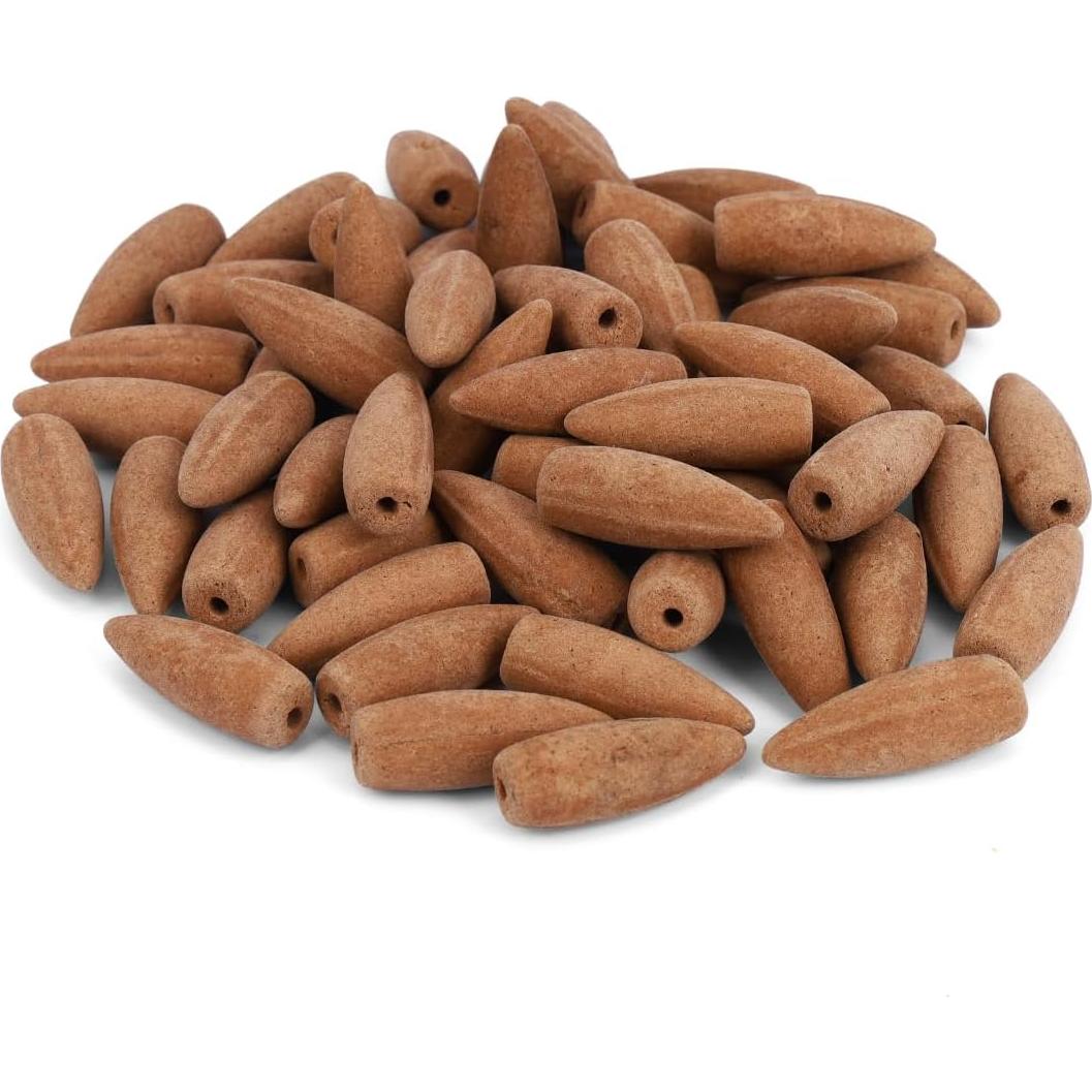 Conos de Incienso de Sándalo Yajna - 20 Unidades Hechos a Mano