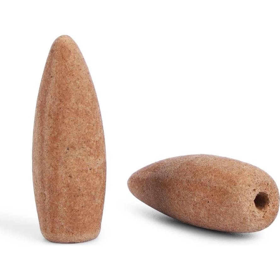 Conos de Incienso de Sándalo Yajna - 20 Unidades Hechos a Mano