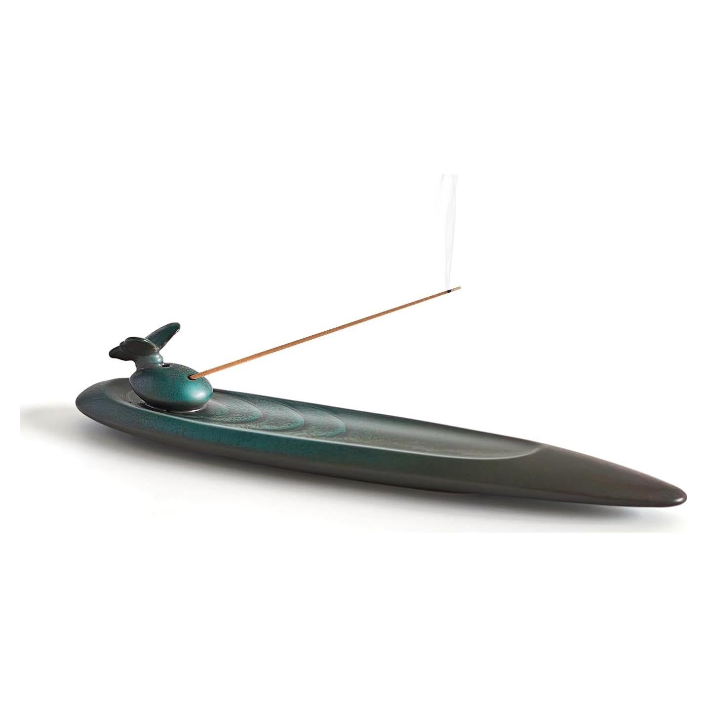 Soporte de Incienso Belsea Mariposa Cerámica Minimalista 22.86 cm