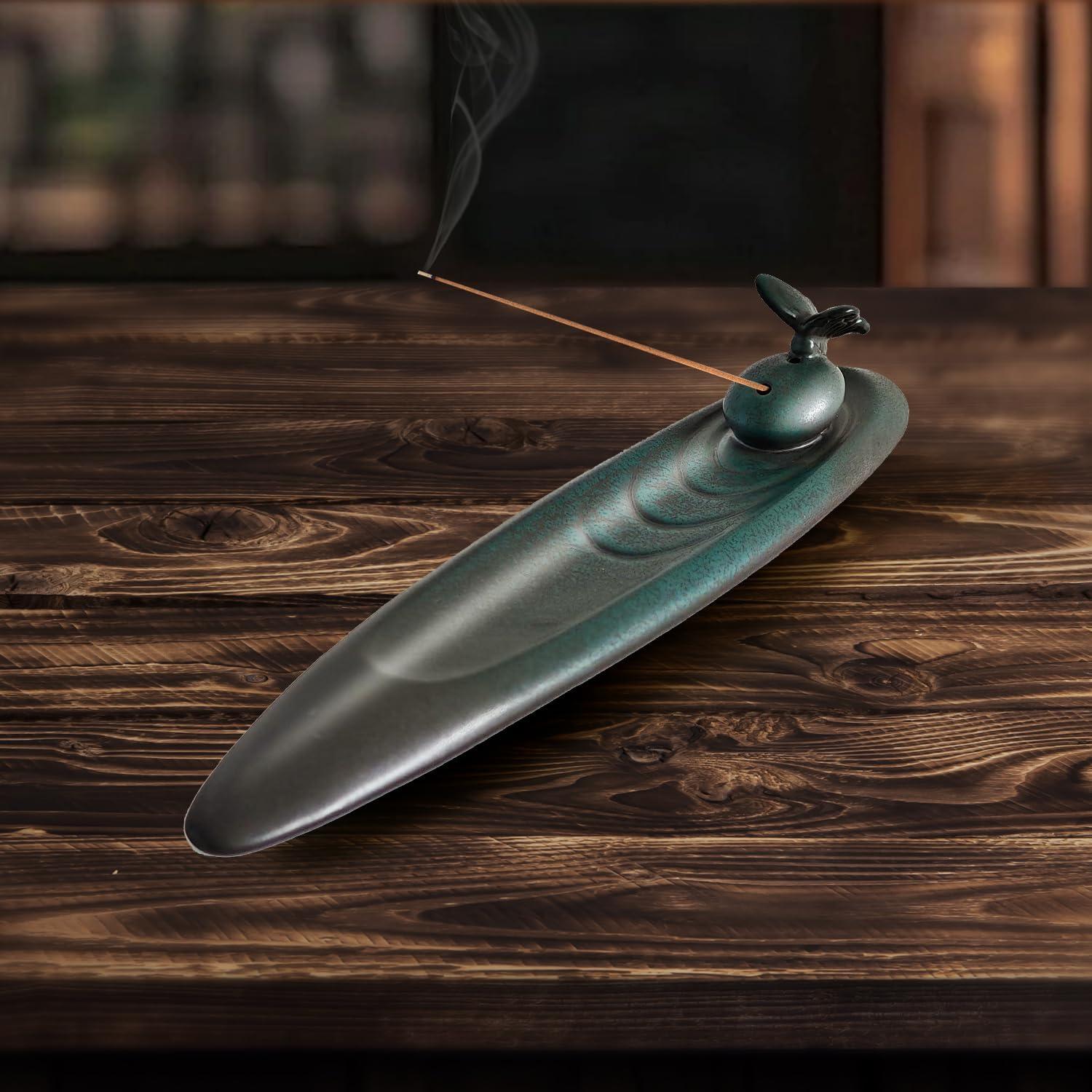 Soporte de Incienso Belsea Mariposa Cerámica Minimalista 22.86 cm