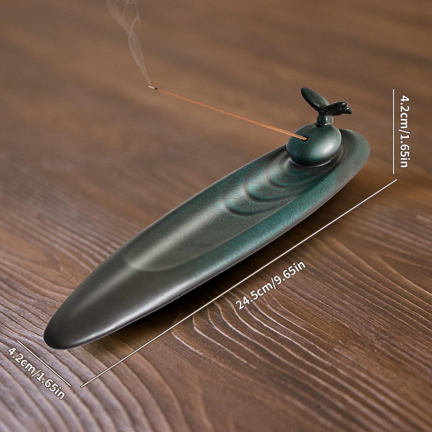 Soporte de Incienso Belsea Mariposa Cerámica Minimalista 22.86 cm