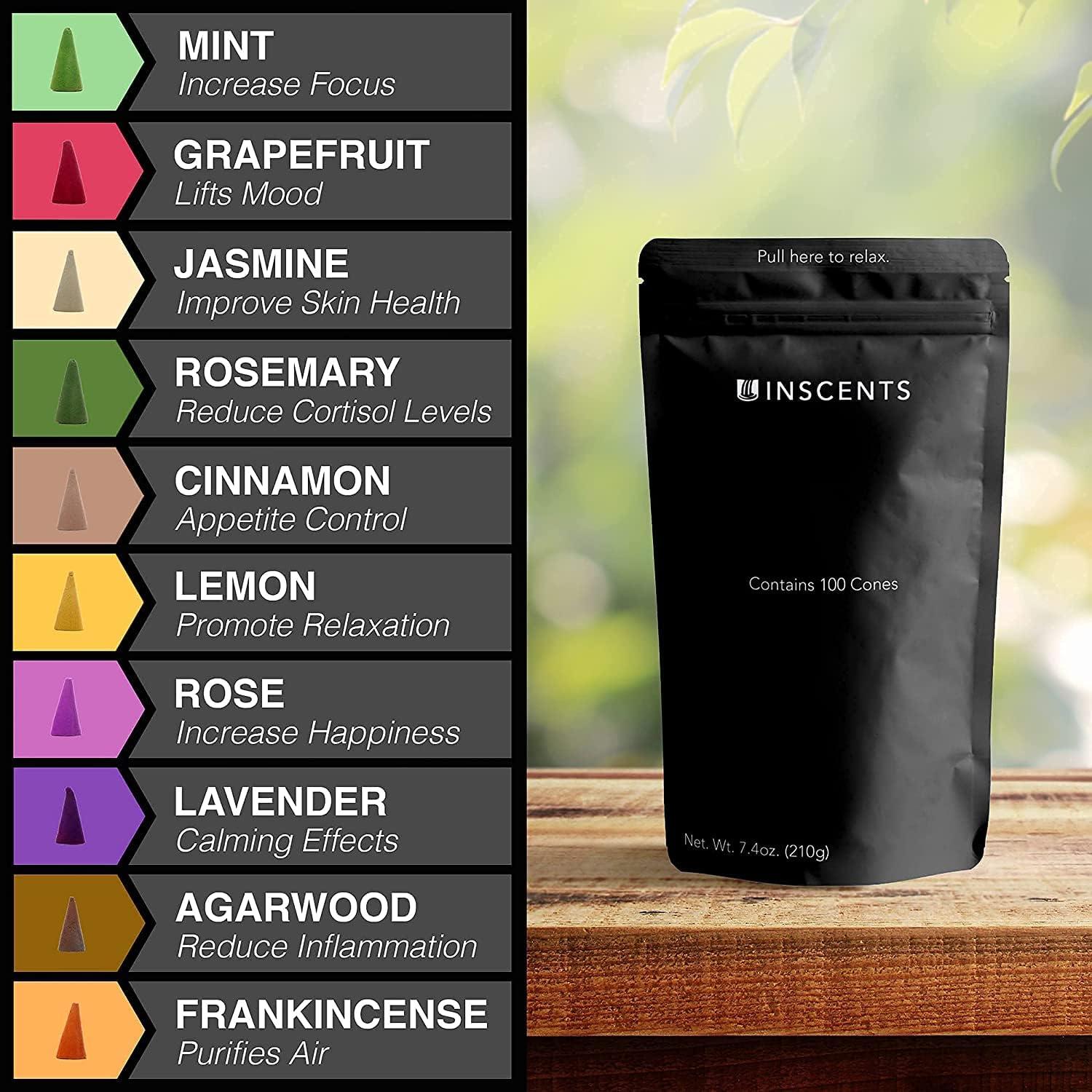 Conos de Incienso Relajante INSCENTS WATERFALL - 100 Unidades