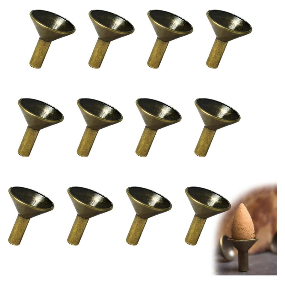 Set de 12 Soportes de Incienso de Metal Leewoth - Diseño Único