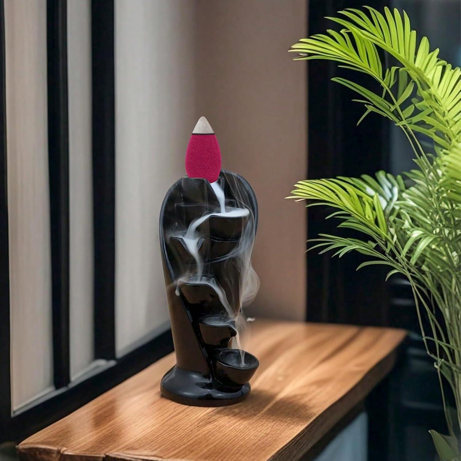 Conos de Incienso de Retroceso Lagincig 110 Pcs 6 Aromas Naturales