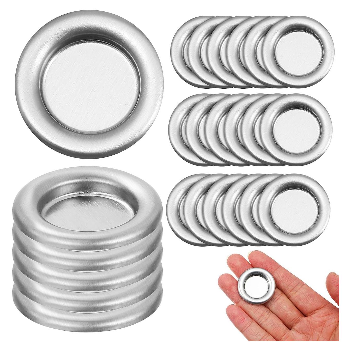 Bandejas de Incienso POPETPOP 50 Pcs - Platos Decorativos de Metal