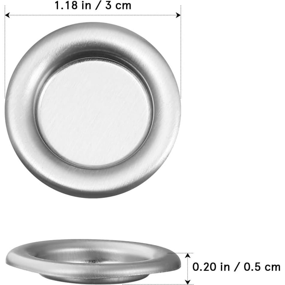 Bandejas de Incienso POPETPOP 50 Pcs - Platos Decorativos de Metal