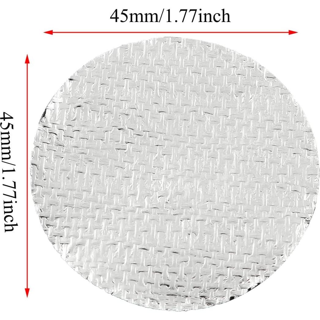 5 Almohadillas Ignífugas para Incienso PZRT 45mm Reutilizables