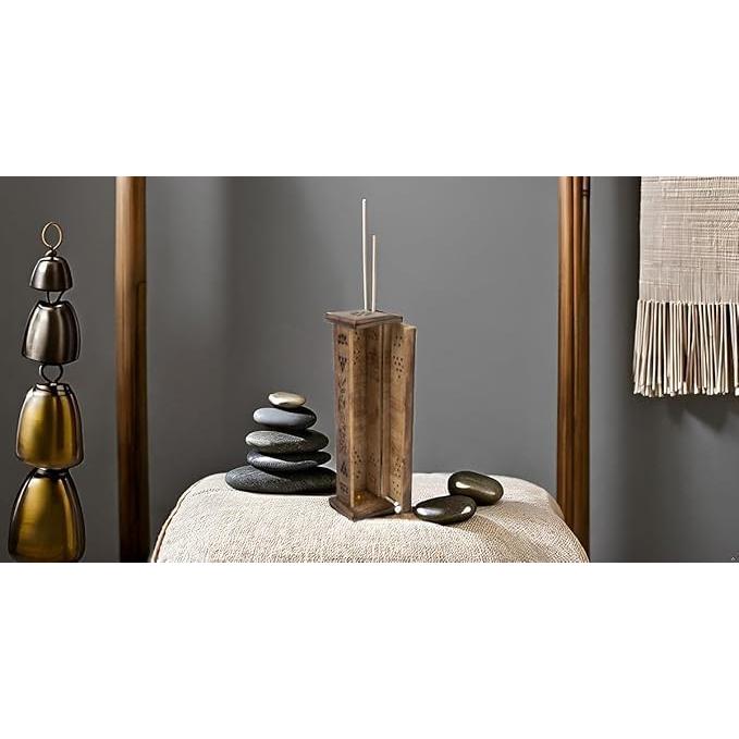 Soporte de Incienso de Madera Ecológica 30.48 cm El Gran Bazar Indio