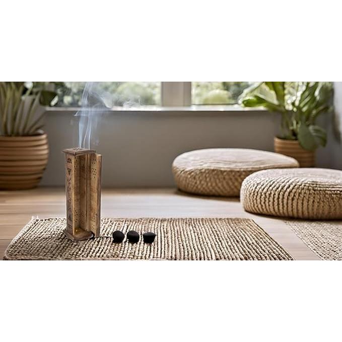 Soporte de Incienso de Madera Ecológica 30.48 cm El Gran Bazar Indio