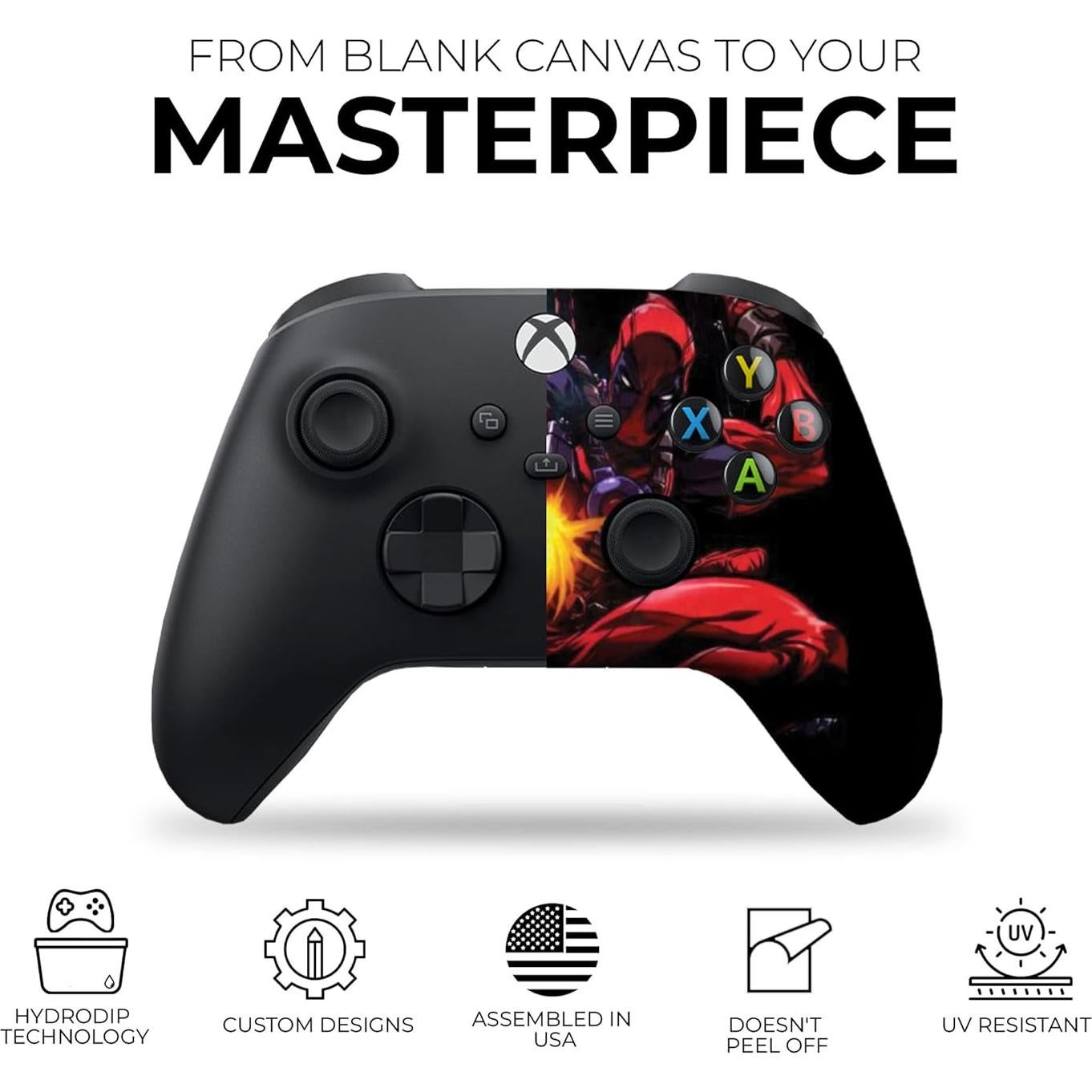 Controlador Inalámbrico DreamController Deadpool Rojo para Xbox
