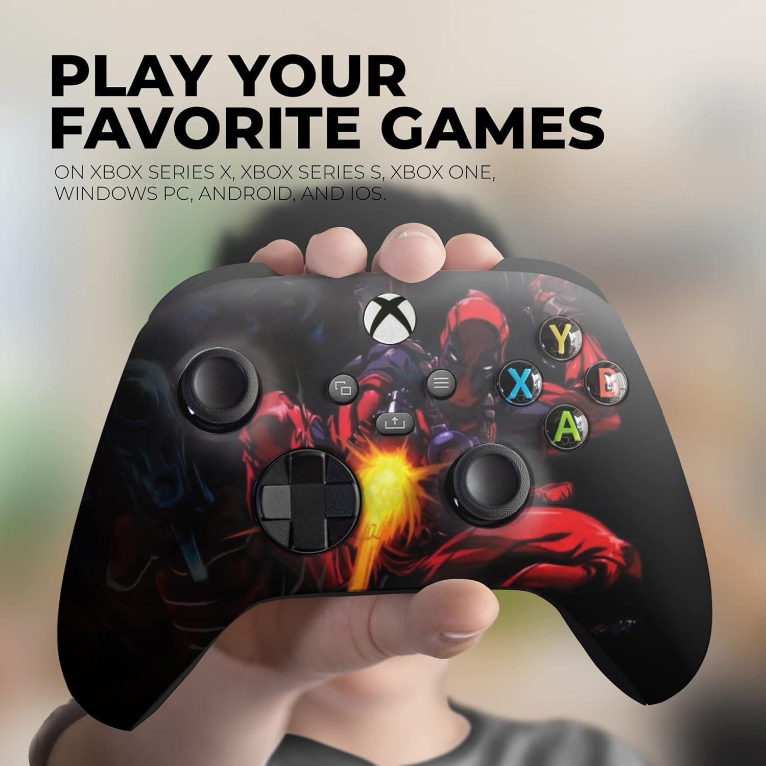 Controlador Inalámbrico DreamController Deadpool Rojo para Xbox
