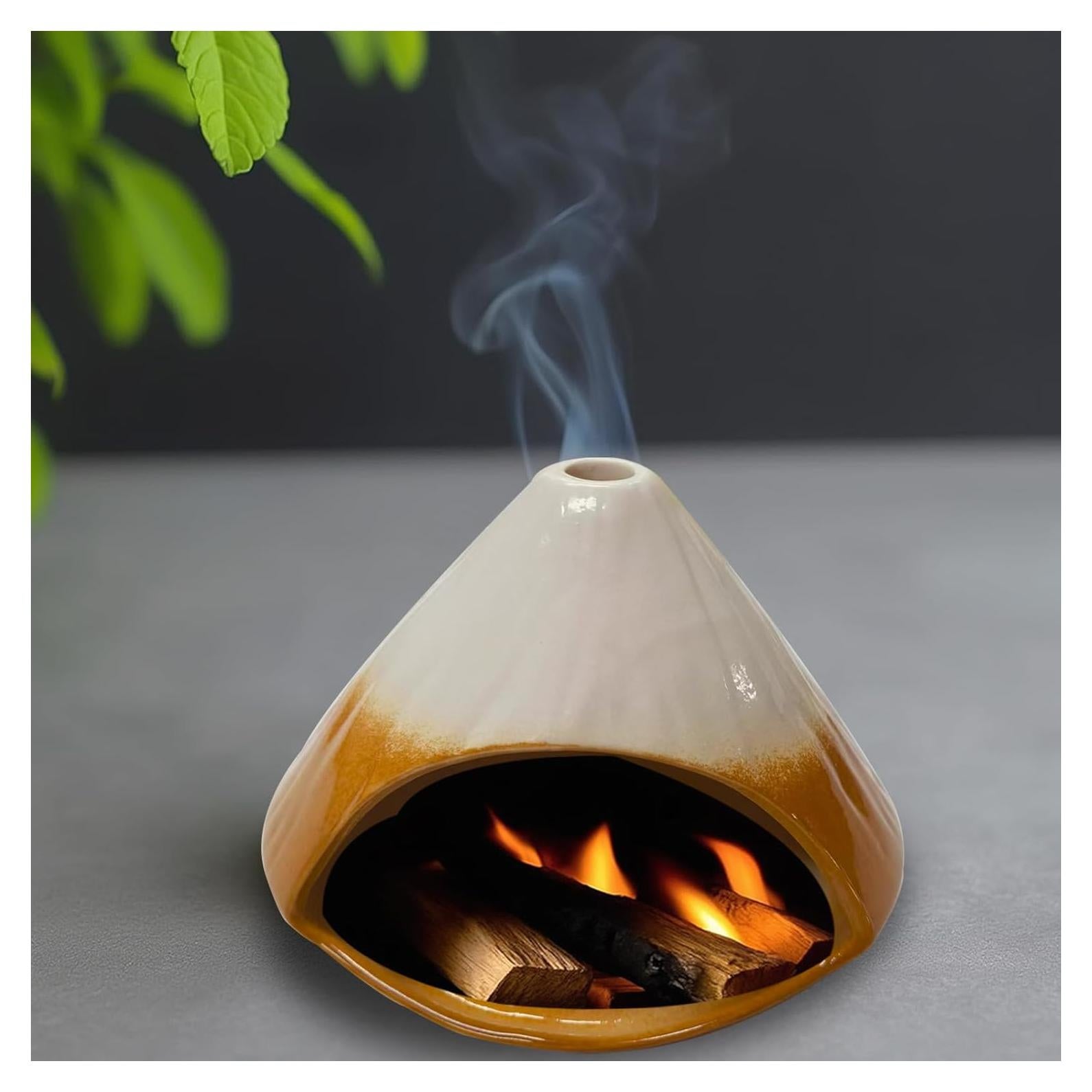 Soporte de Incienso Cerámica Foinly Montaña Fuji 14x12.7 cm