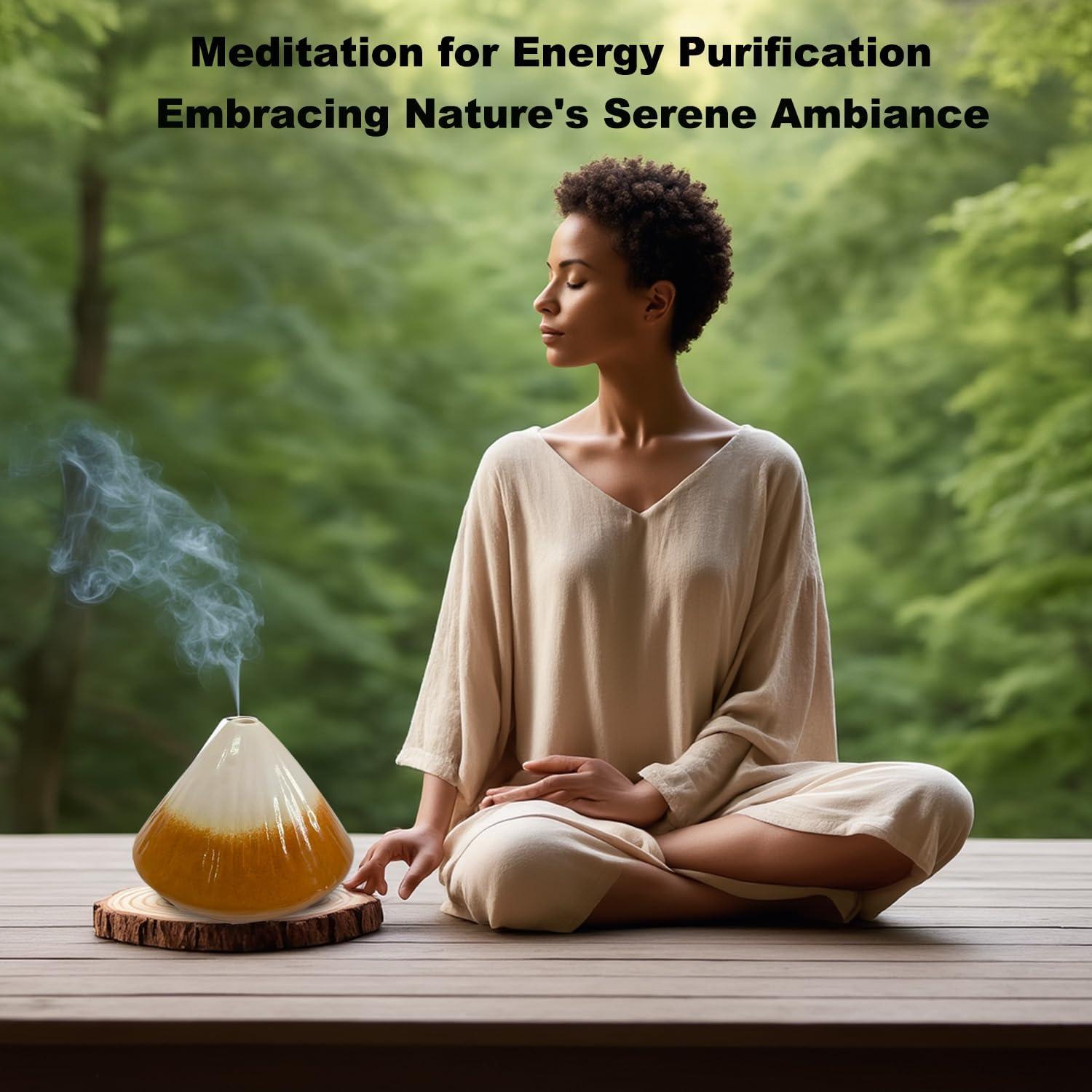 Soporte de Incienso Cerámica Foinly Montaña Fuji 14x12.7 cm