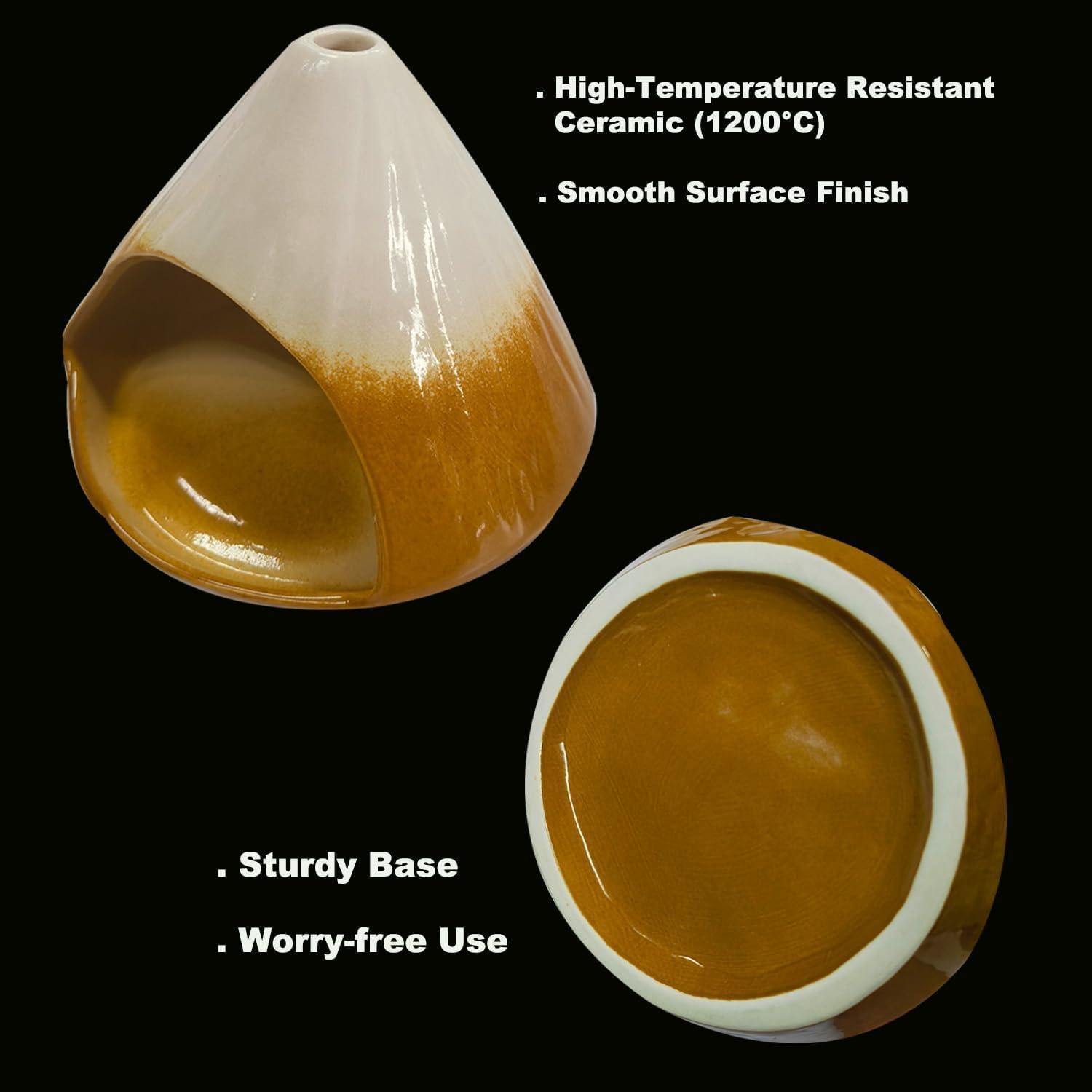 Soporte de Incienso Cerámica Foinly Montaña Fuji 14x12.7 cm