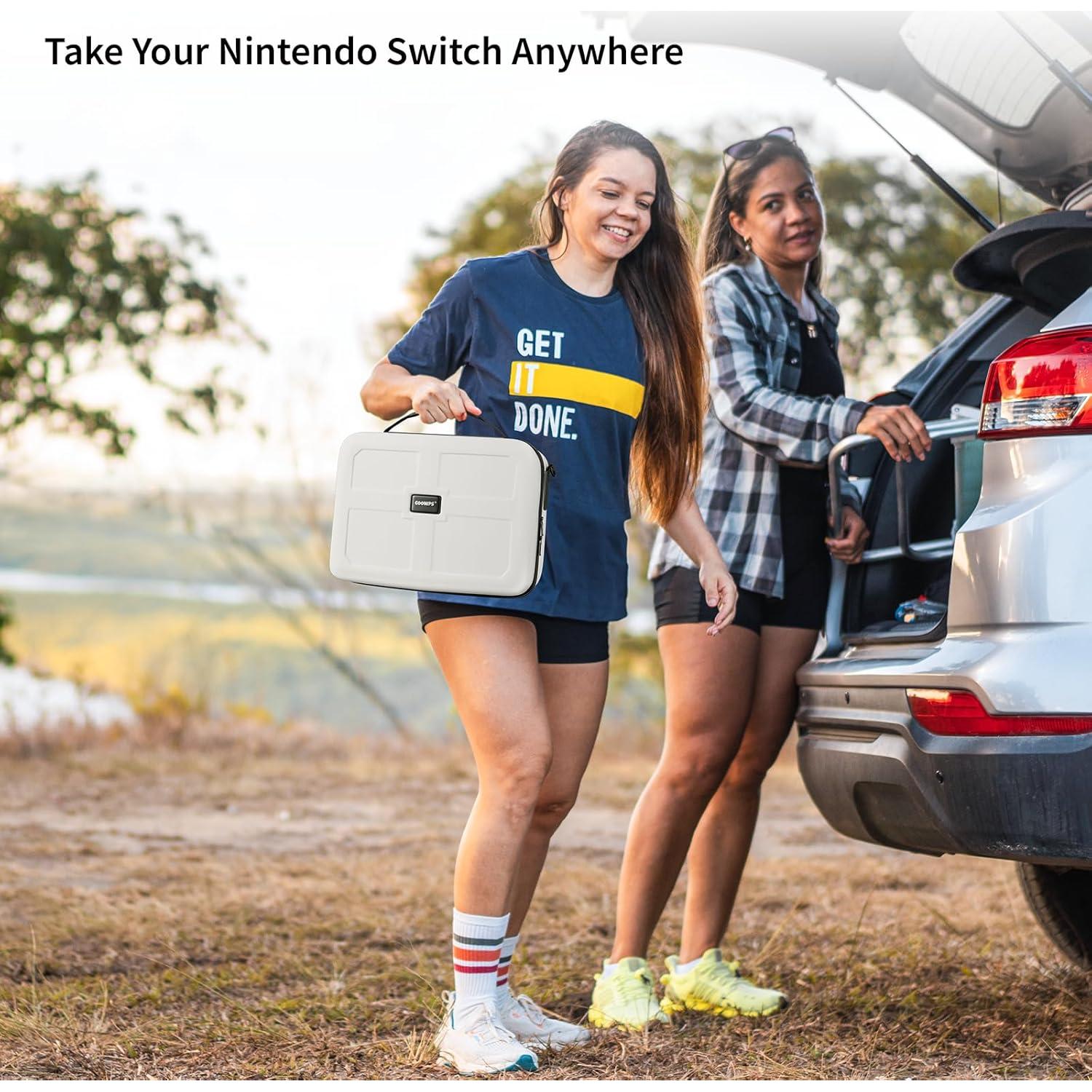 Funda para Nintendo Switch TOENNESEN con protección y 18 tarjetas