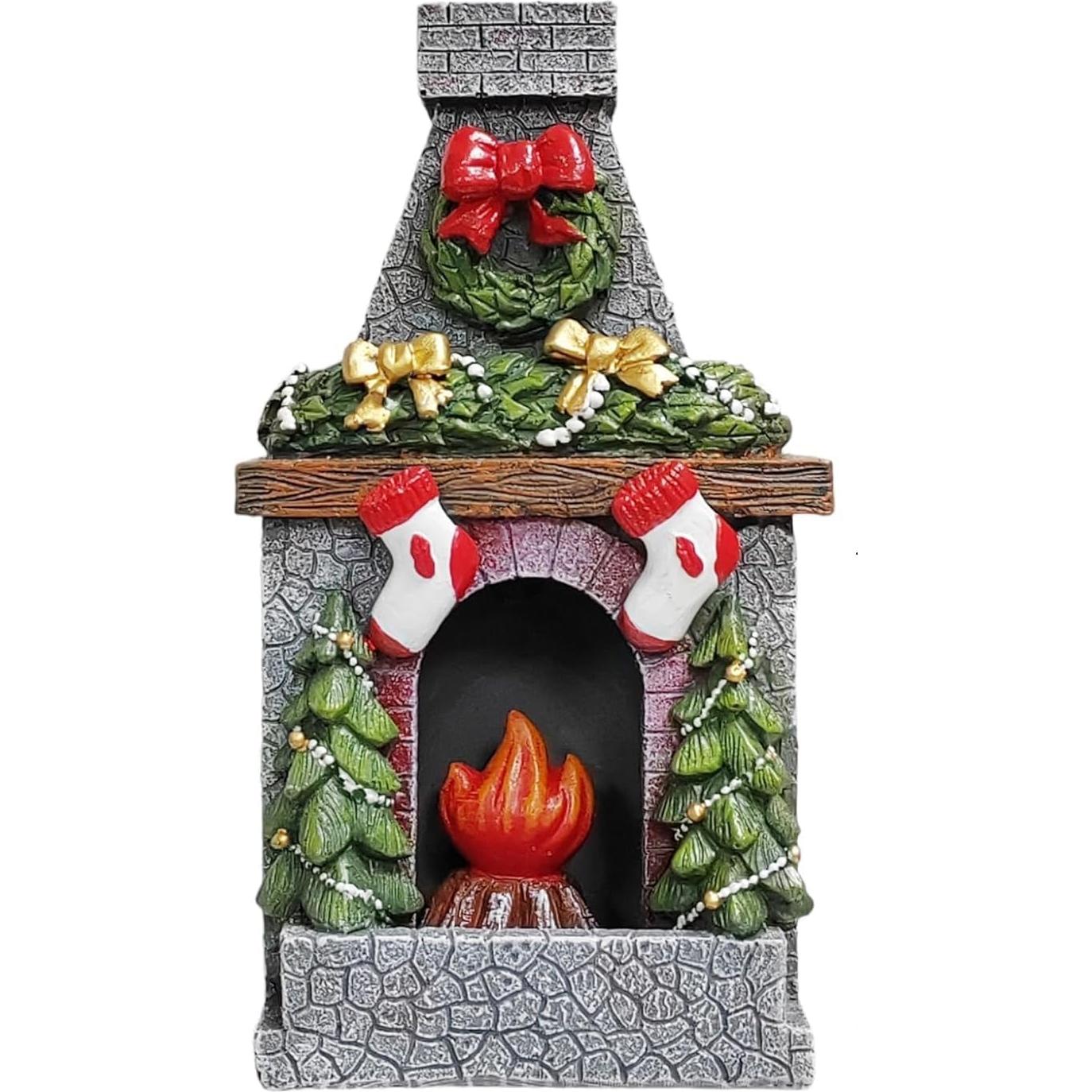 Soporte de Incienso de Resina HOSLEY con 20 Conos Canela