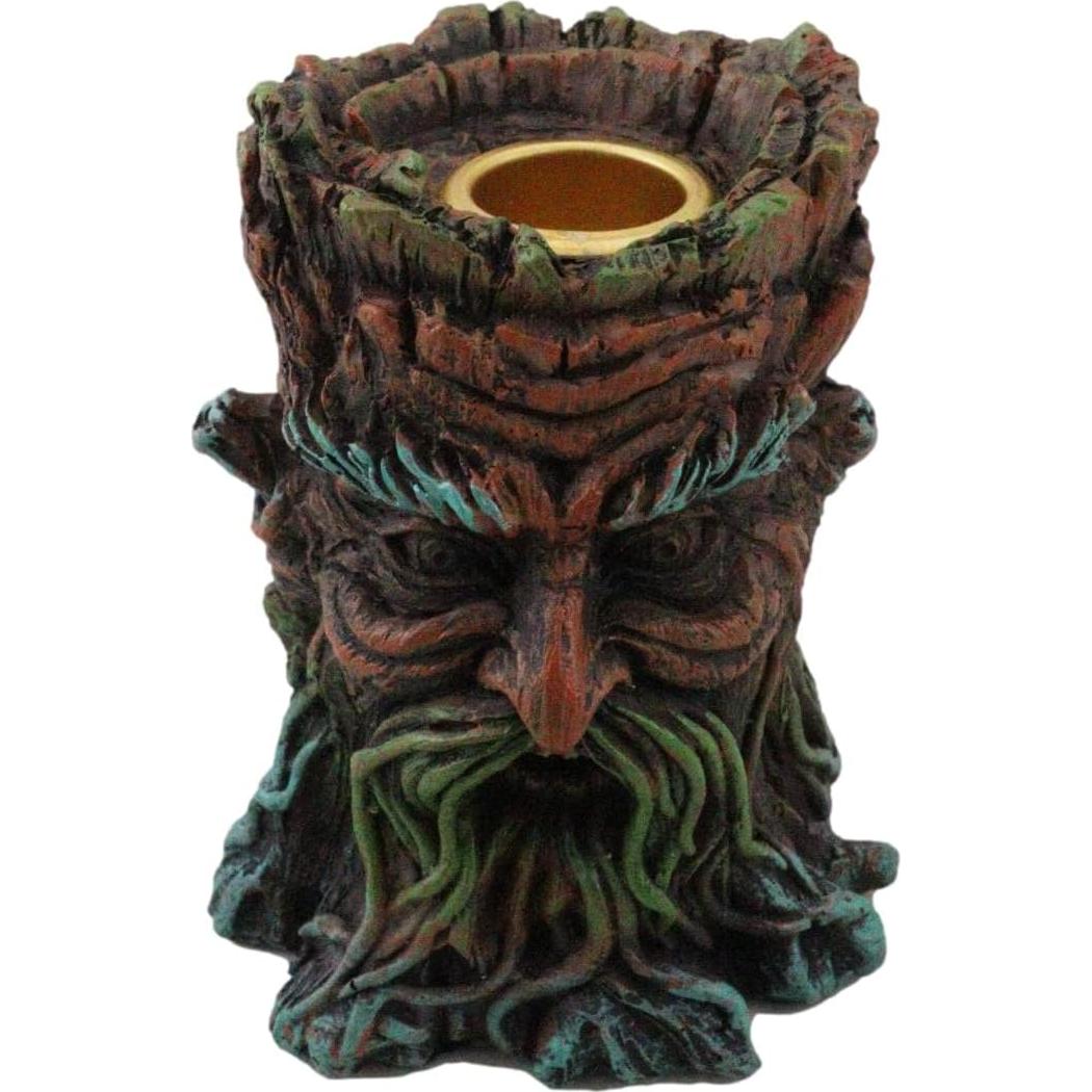 Quemador de Incienso Retroceso Greenman Ebros Gift 8.26 cm
