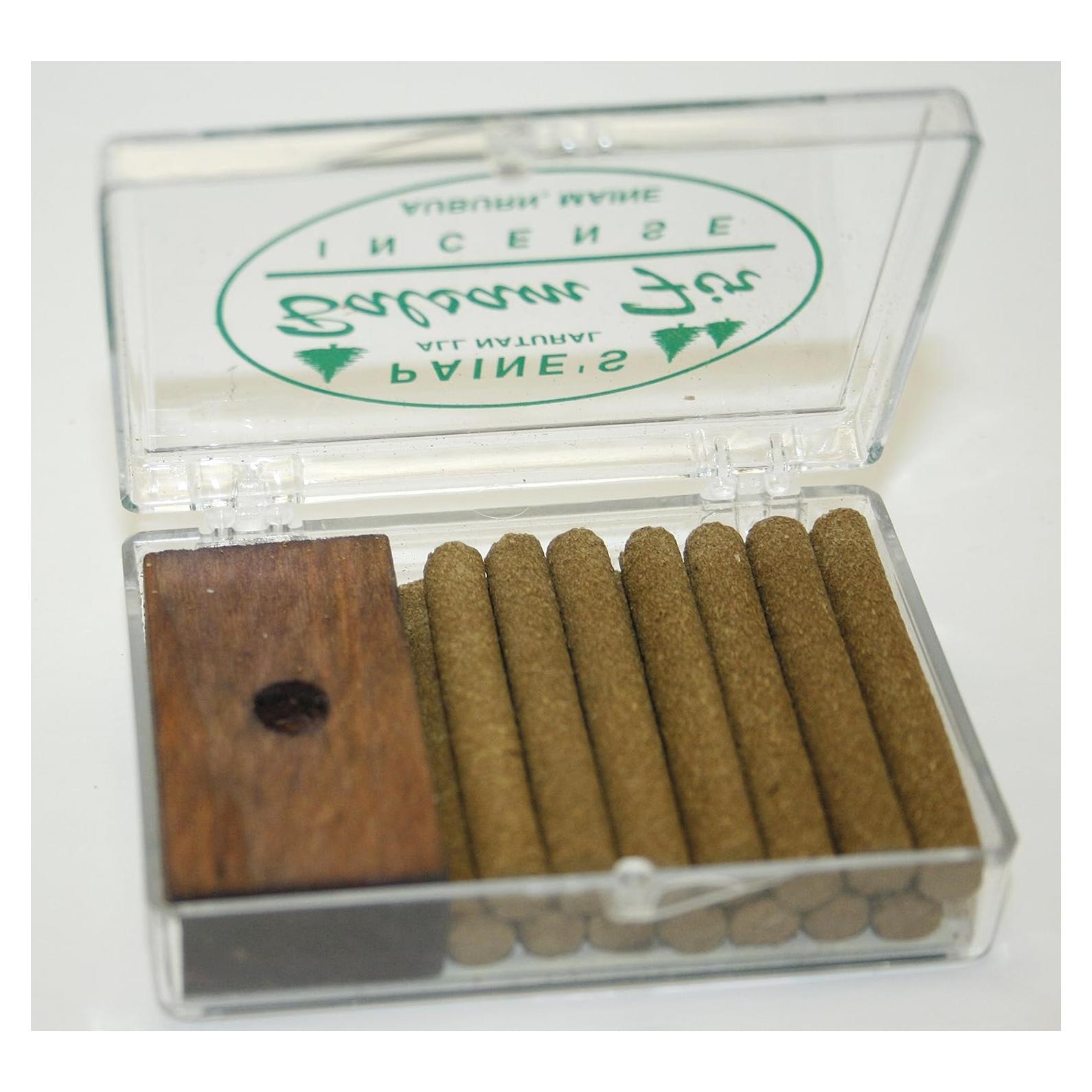 Incienso Abeto Balsámico Paine's con Quemador de Madera