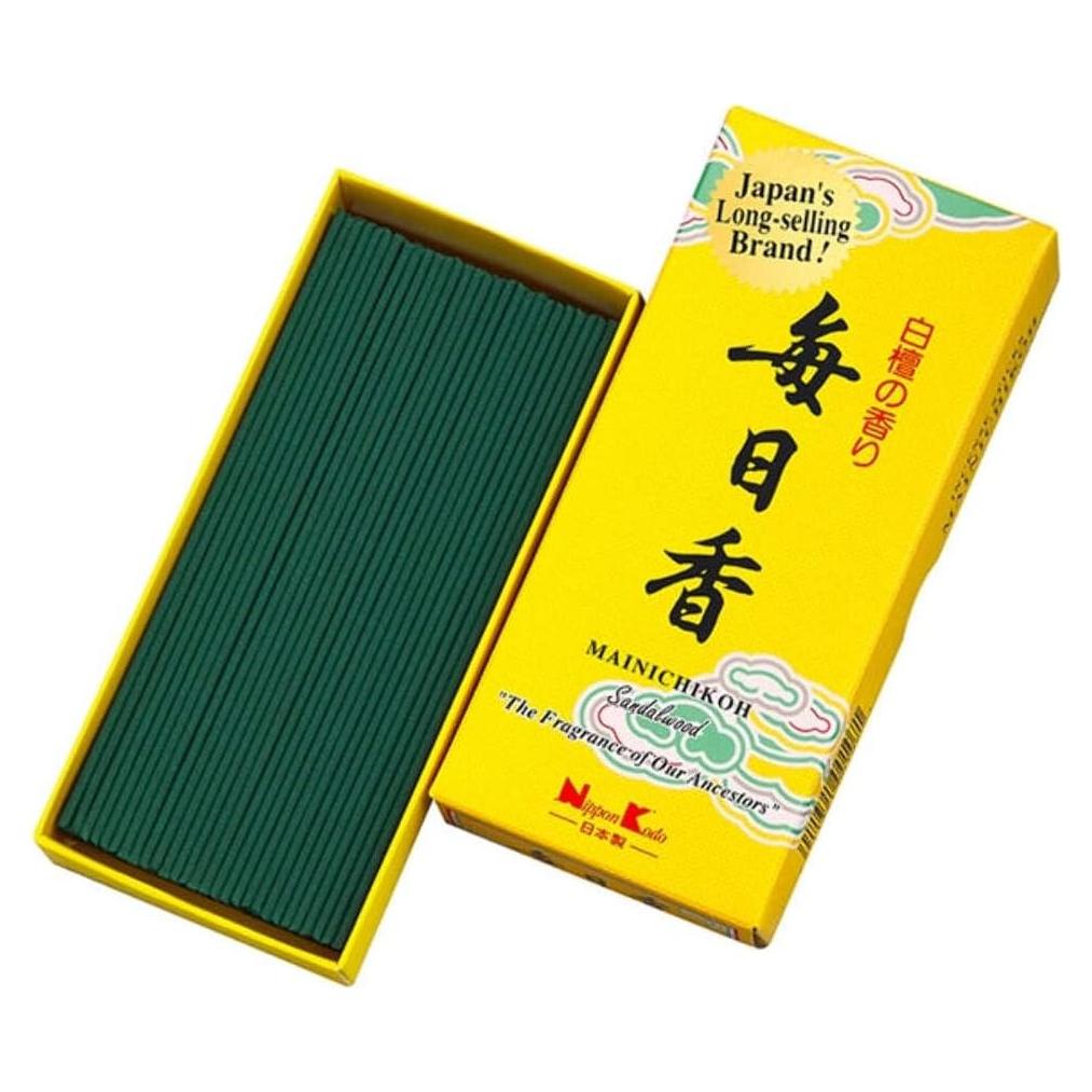 Incienso de Sándalo Mainichi KOH - 300 Varillas - Japón